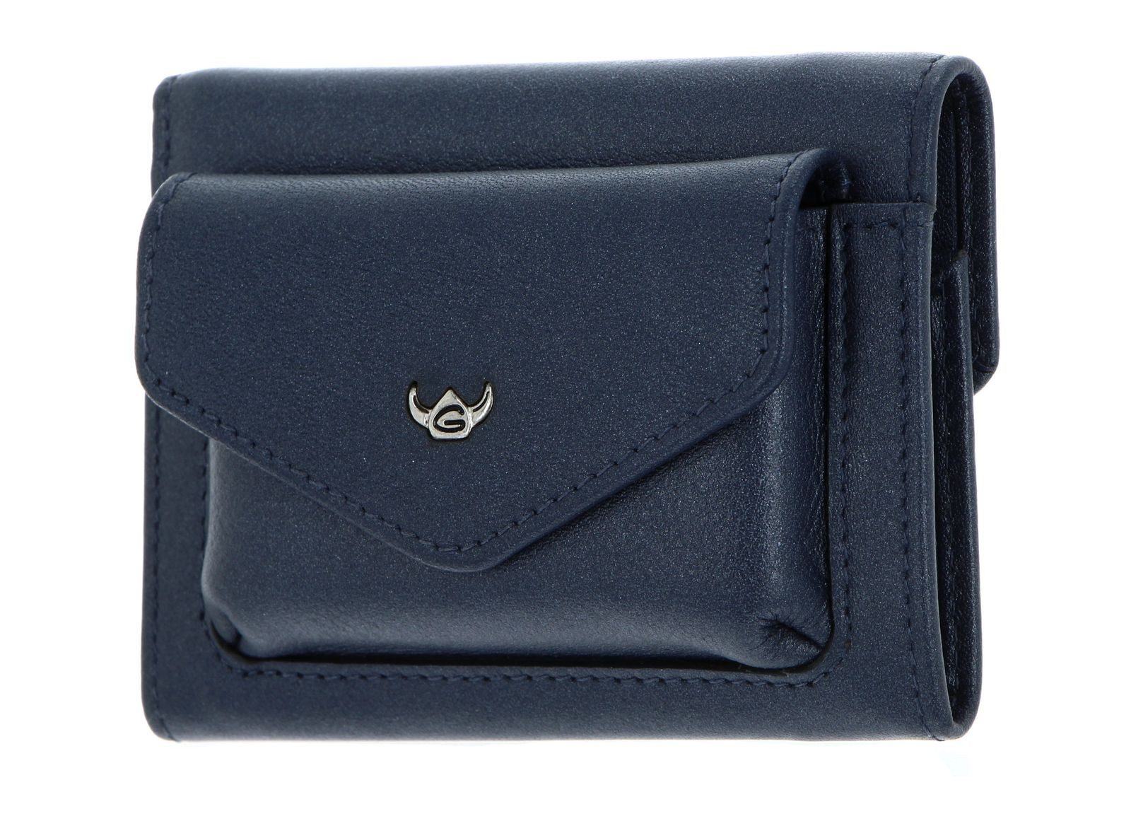 Golden Head Geldbörse Petite Billfold Coin Wallet, aus echtem Rindsleder mit RFID-Blocker Schutz