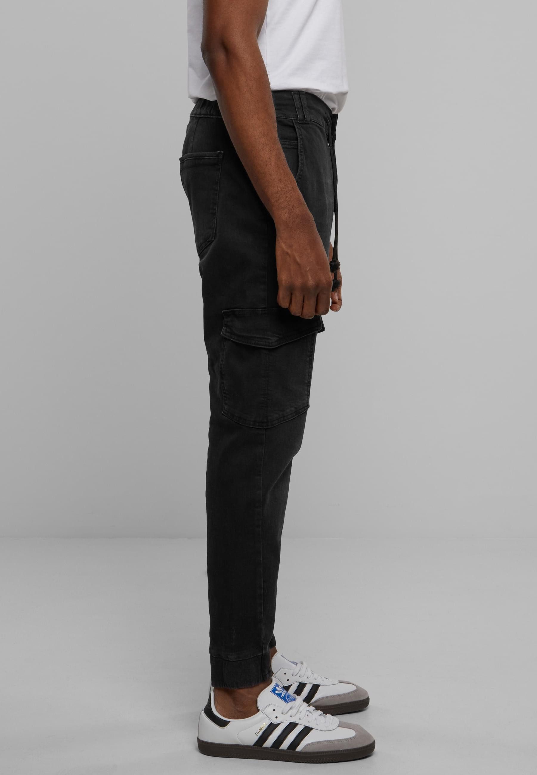 2Y Studios Cargohose 2Y Studios Herren 2Y Basic Cargo Antifit Denim (1-tlg)
