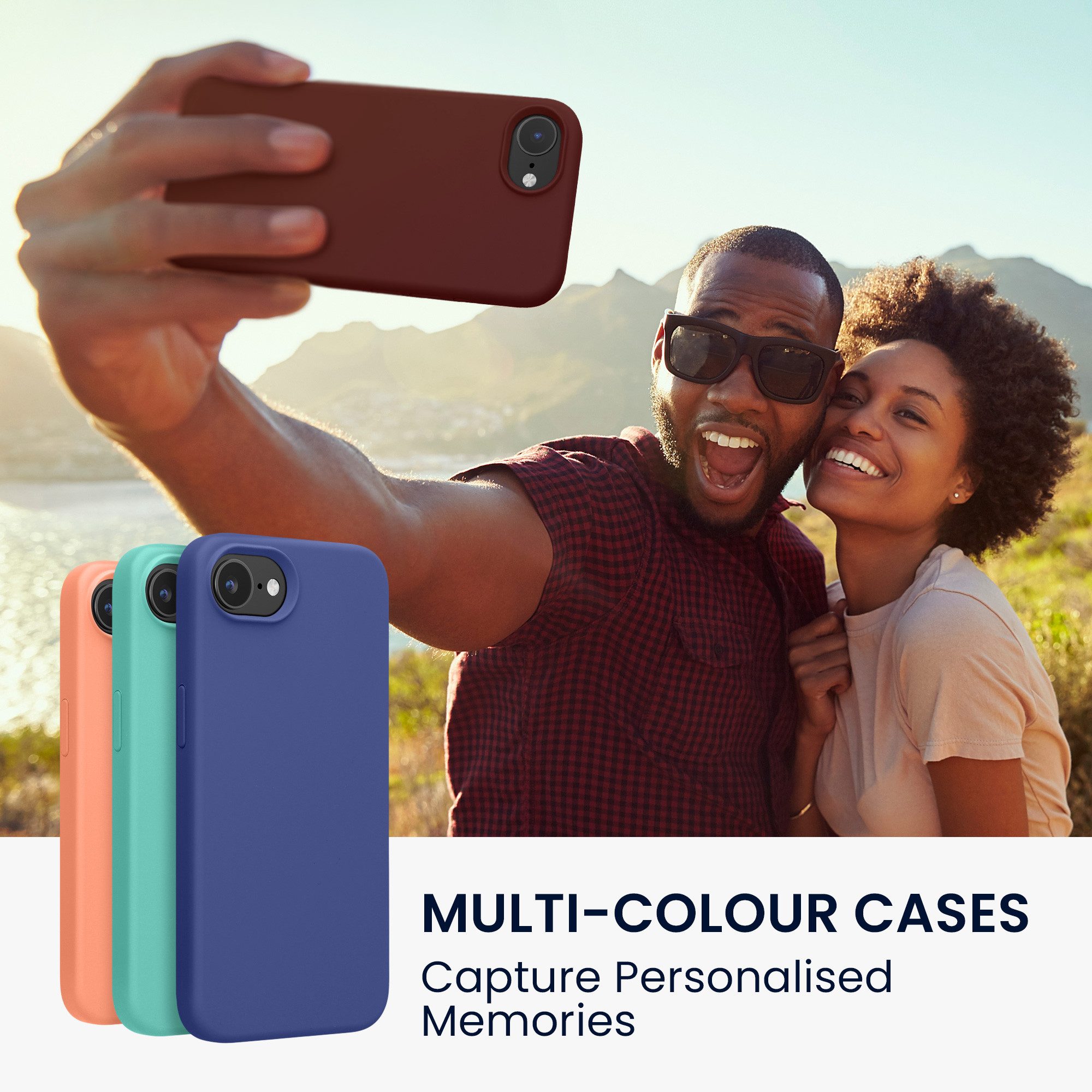kwmobile Smartphone-Hülle Handyhülle für Apple iPhone 17e / iPhone 16e Hülle, Weiches Handy Silikon Case - Schutzhülle Cover