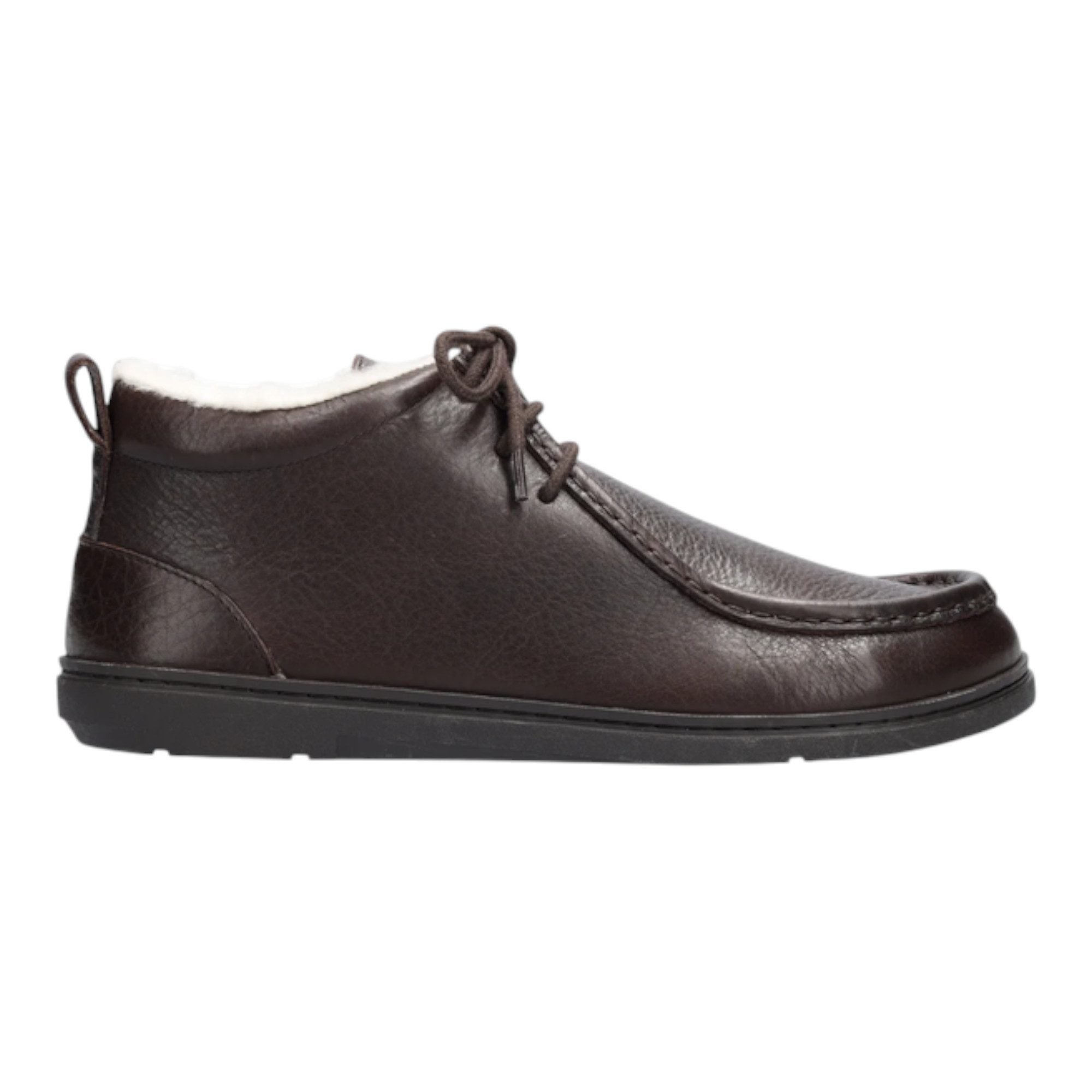 GROUNDIES Mokassin Pebble (Zero Drop, Nappaleder, warm gefüttert) espressobraun Sneaker