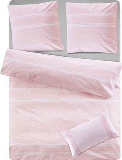 Bettwäsche Mynte in Gr. 135x200 oder 155x220 cm, andas, Renforcé, 3 teilig, Bettwäsche aus Baumwolle, mit GRATIS-Zugabe: Kissenbezug 40x80 cm