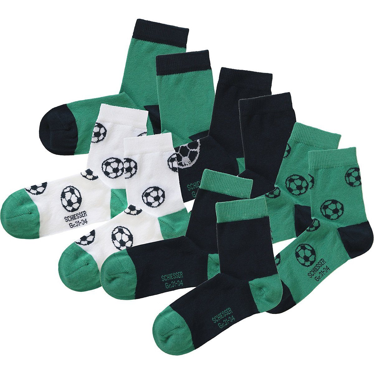 Kinder Kinderunterwäsche Schiesser Socken Socken 5er-Pack für Jungen