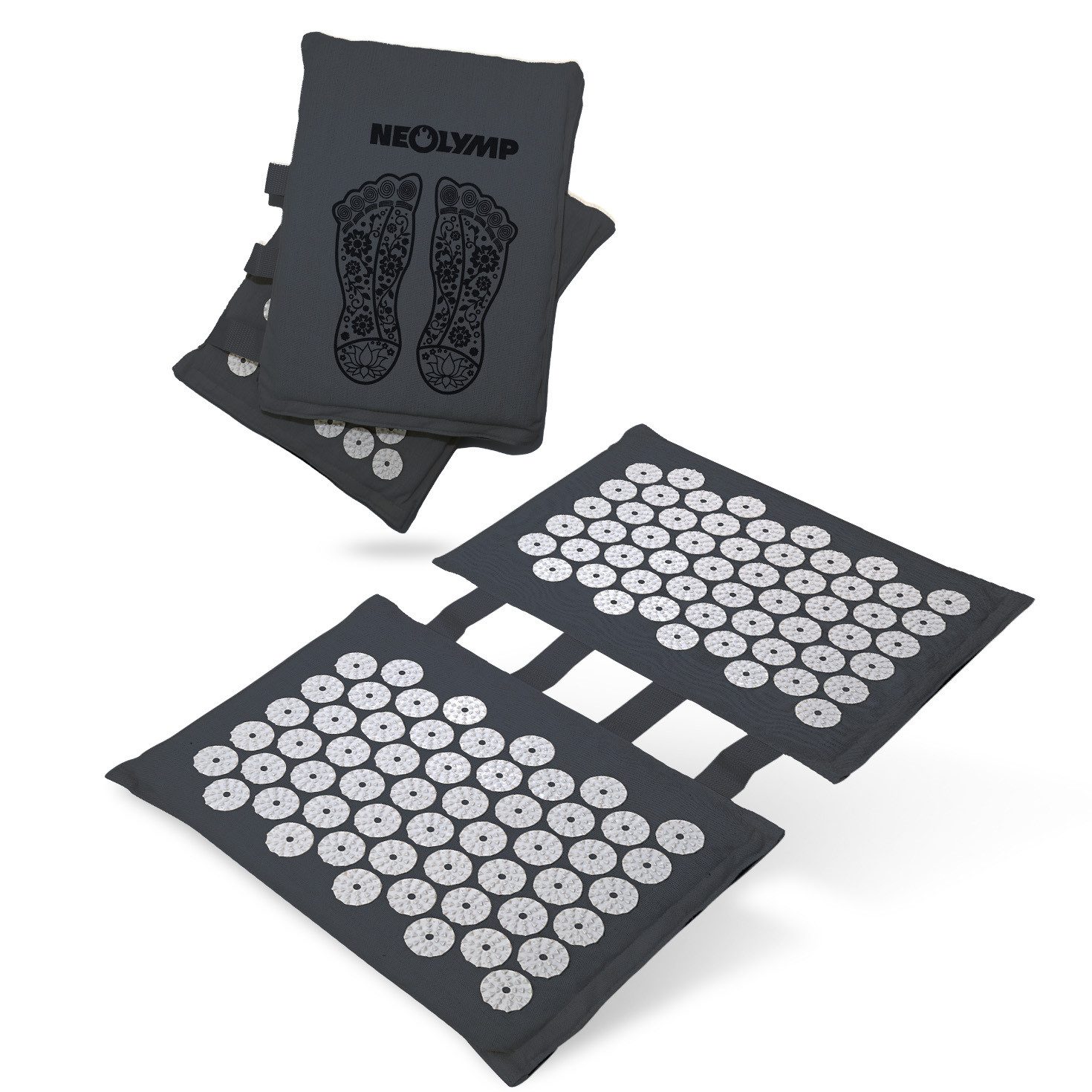 Meditationskissen Akupunktur Fußmassage Matte mit ABS-Spitzen – Vielseitige Stimulation
