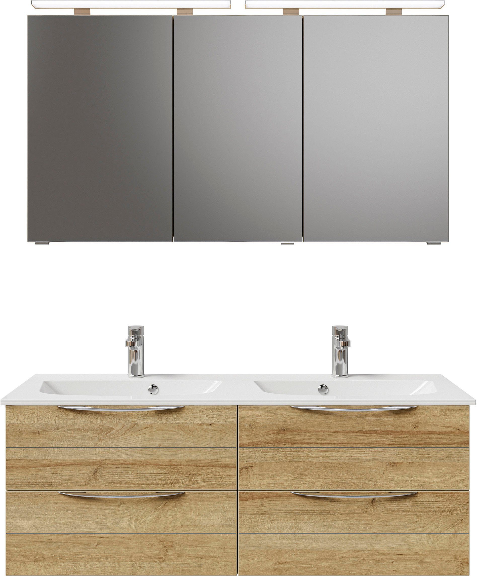 Saphir Badmöbel-Set Serie 6025 2-teilig Mineralmarmor-Waschtisch günstig online kaufen