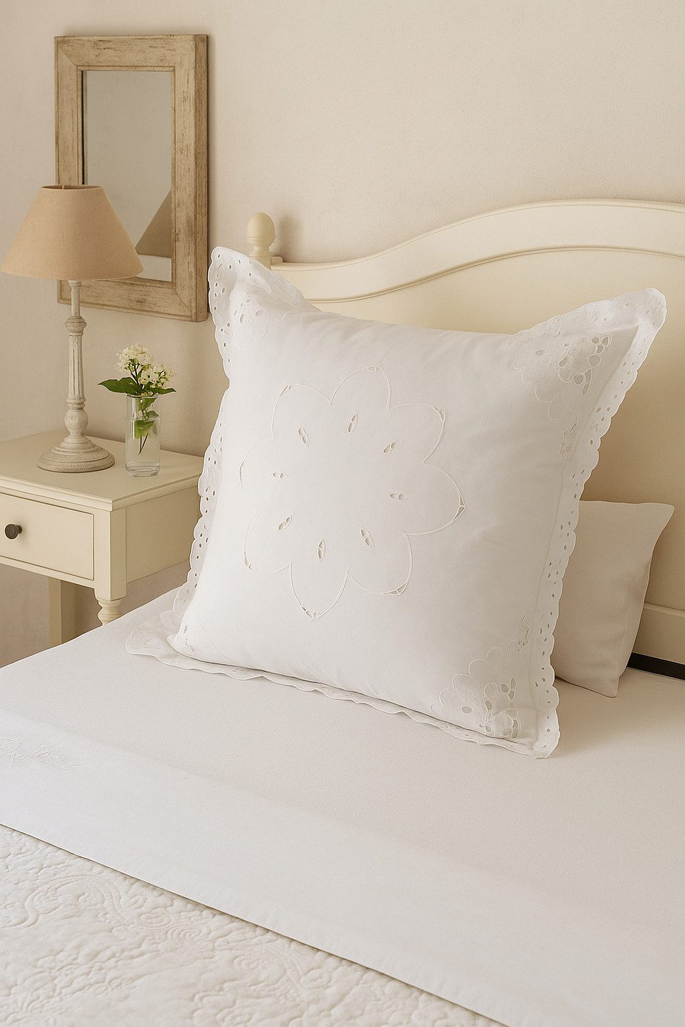 HOSSNER - HOMECOLLECTION Kissenhülle 10045, (1 Stück), Paradekissen echte S günstig online kaufen