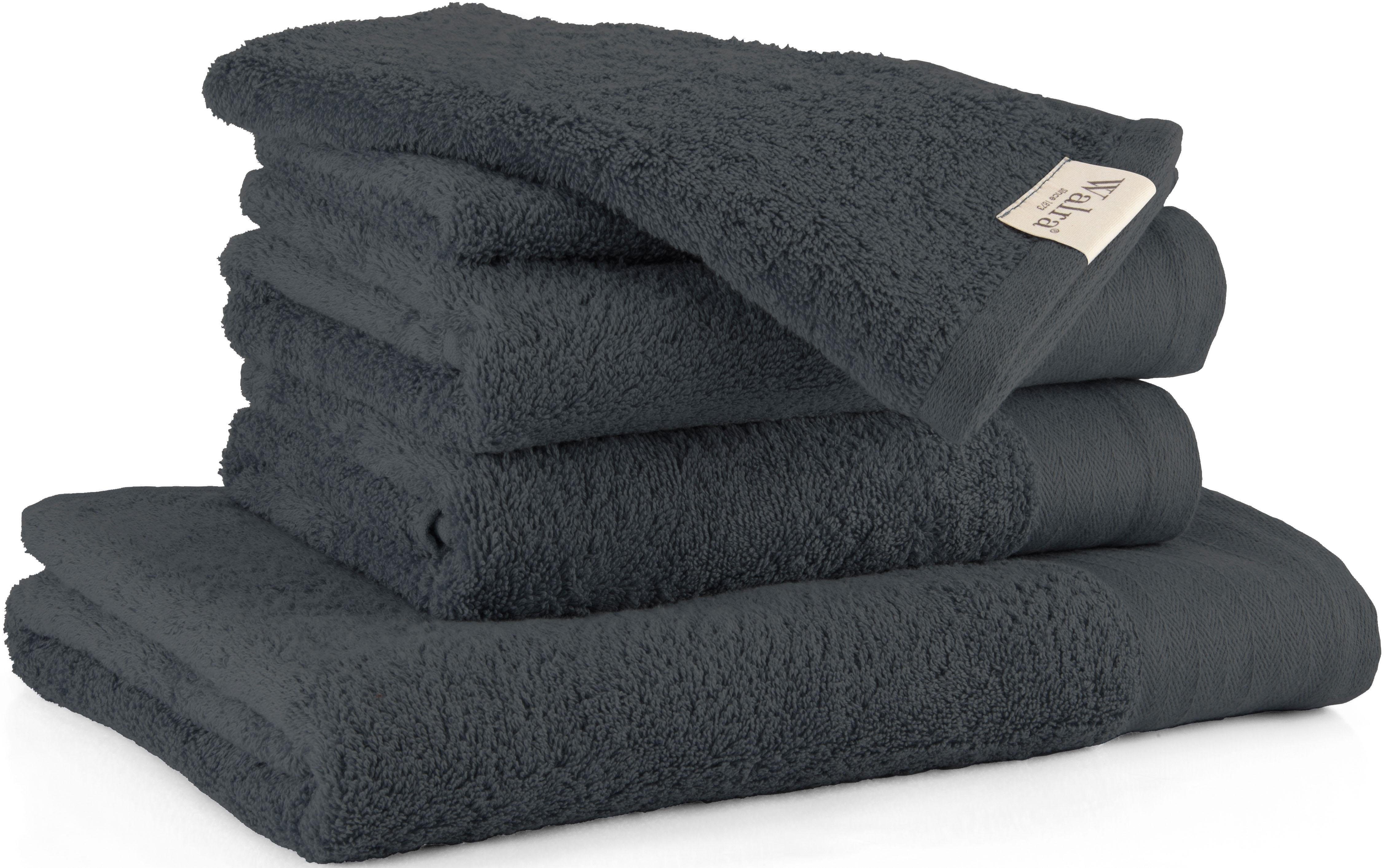 Walra Handtuch Set Soft Cotton, Frottier, (Set, 5-tlg), mit gewebter Bordüre