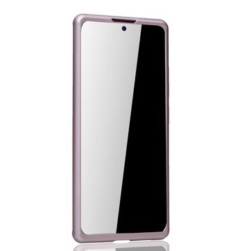 König Design Handyhülle Samsung Galaxy S10 Lite, Samsung Galaxy S10 Lite Handyhülle 360 Grad Schutz Full Cover Rosa