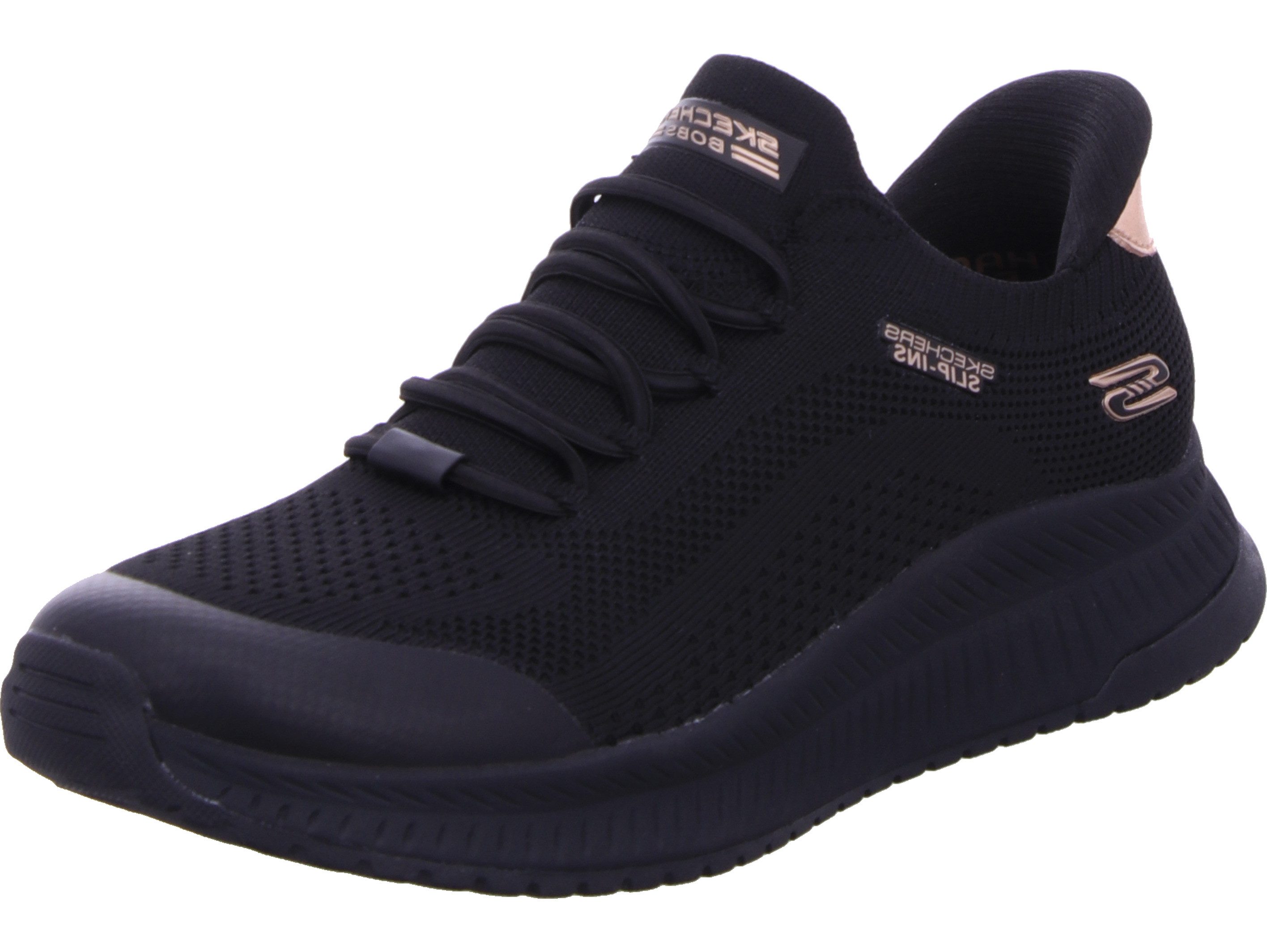 Skechers Bobs Squad 4 - DIRE STEP Slip-On Sneaker Slip-ins, Maschinenwaschbar