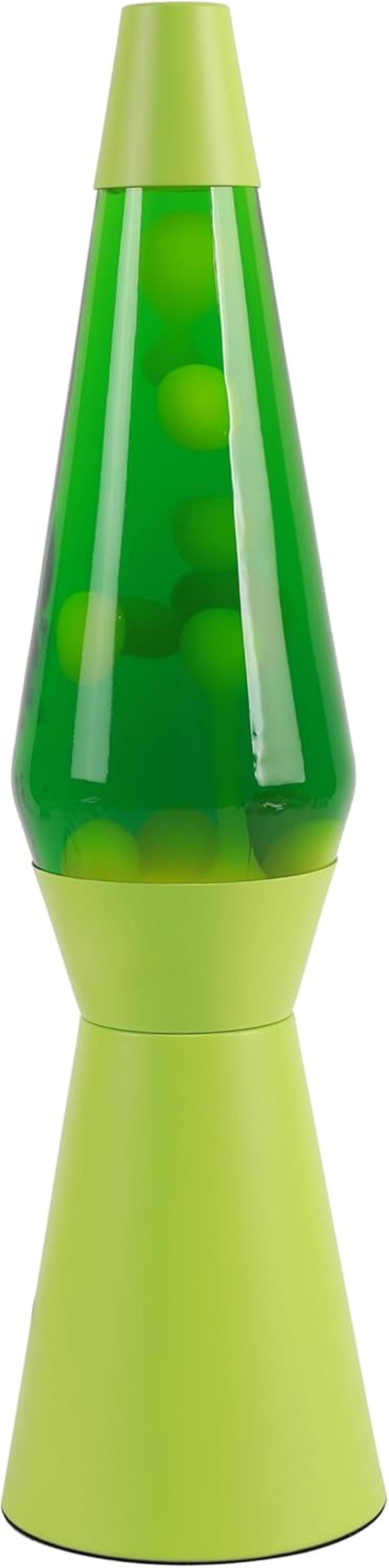 I-TOTAL Lavalampe -TOTAL® Lavalampe Magie Lavaspektakel Pastell Grünes Spaceship