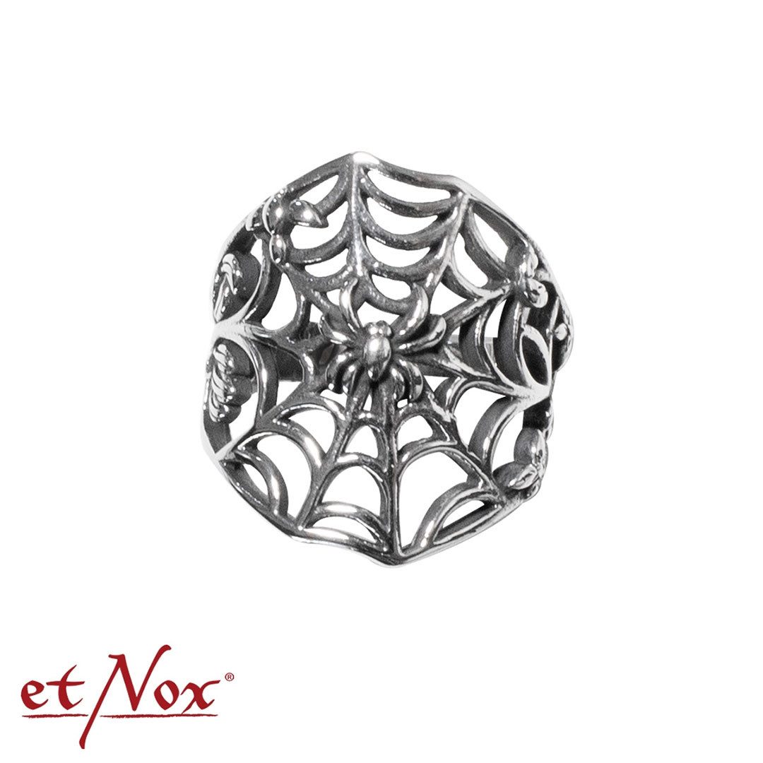 etNox Fingerring Ring Spinnennetz
