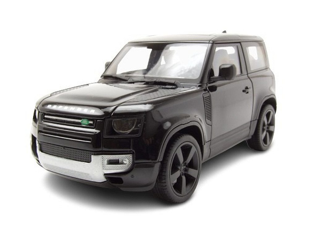 Welly Modellauto Land Rover Defender 2020 schwarz, Maßstab 1:24