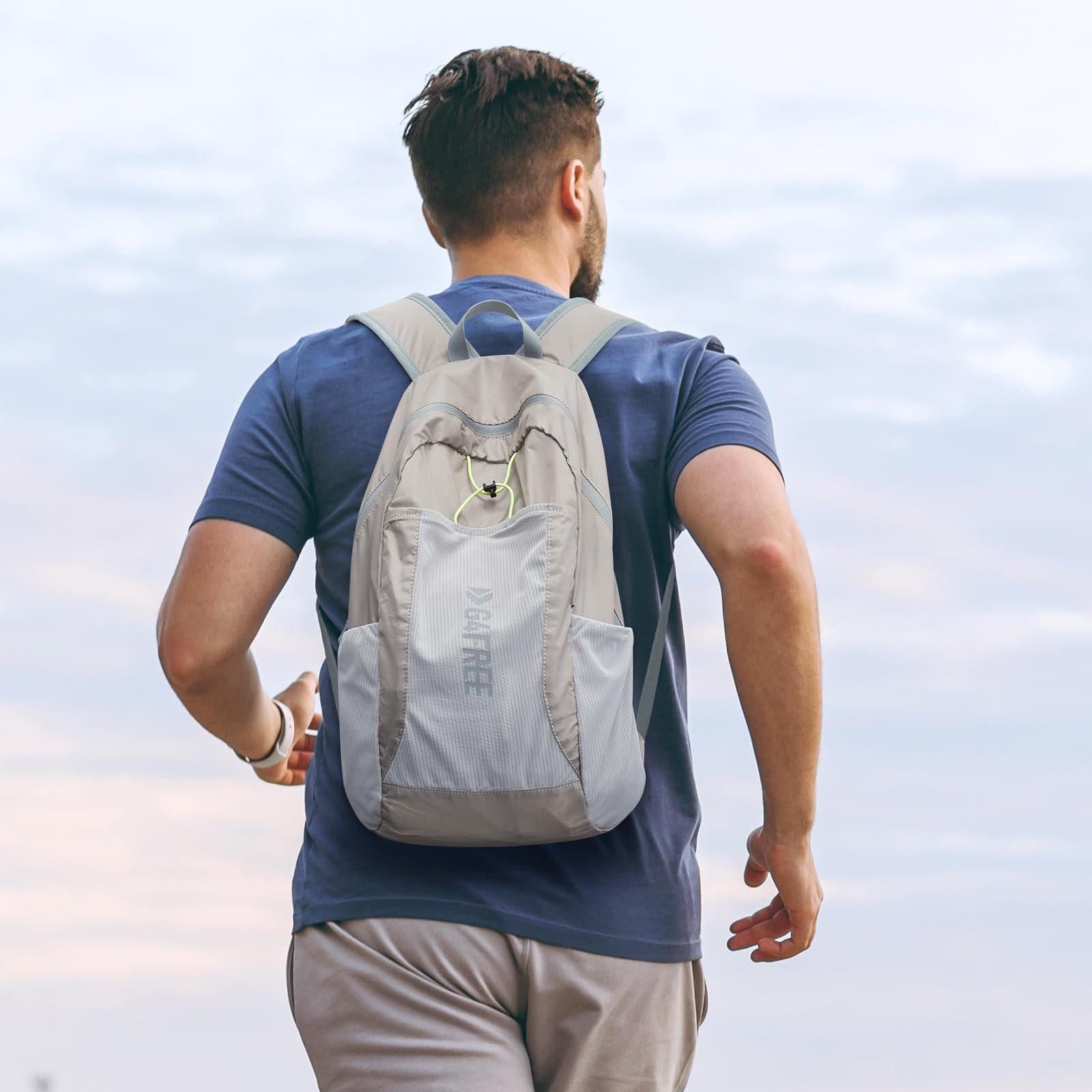 G4Free Wanderrucksack 10 L leichte, faltbare Freizeit-Schultertasche (1-tlg), 24L Faltbarer, wasserdichter Wanderrucksack