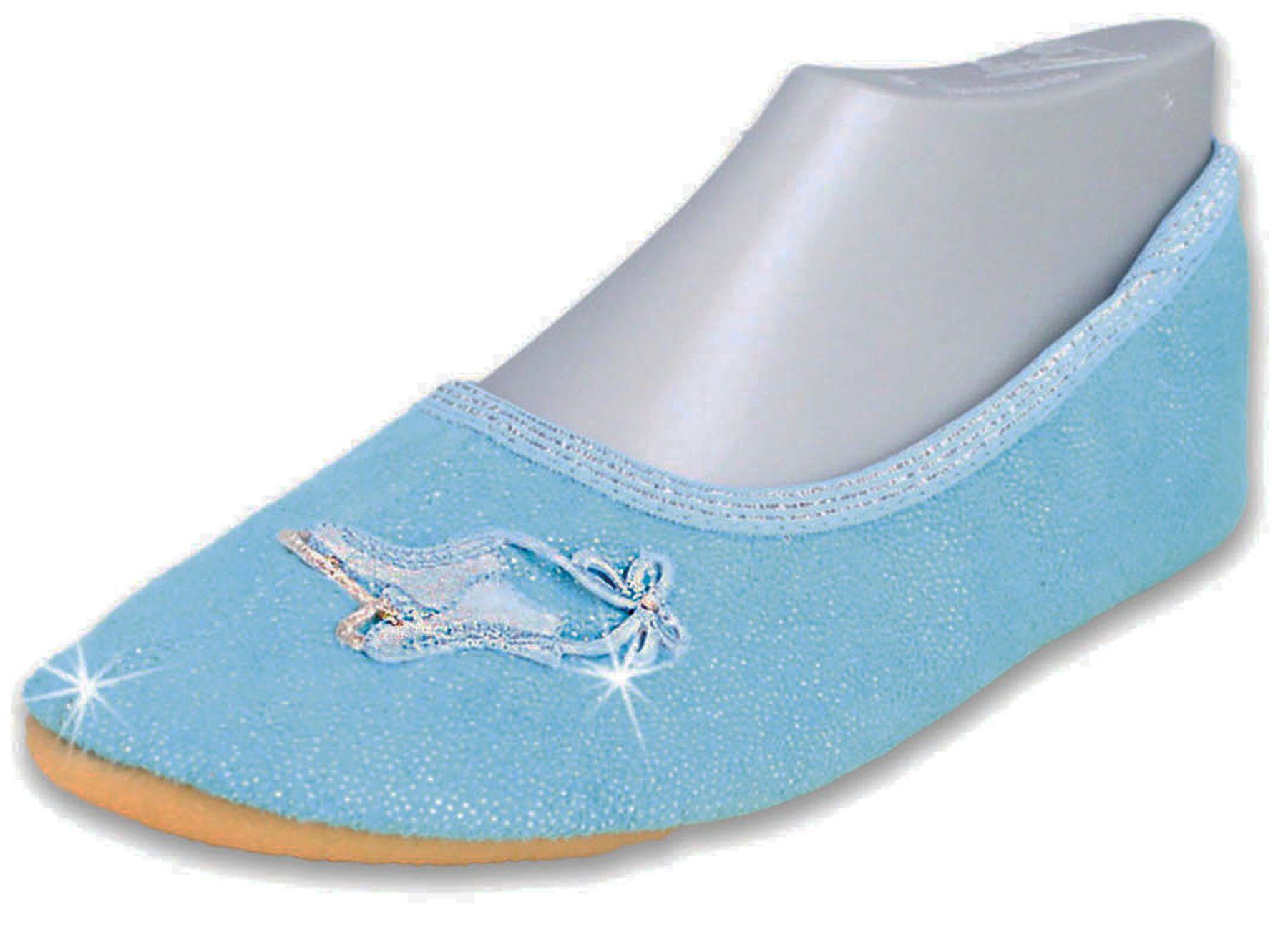 Beck Schläppchen Ice Dance Gymnastikschuh Schlittschuh-Patch & Glitzer