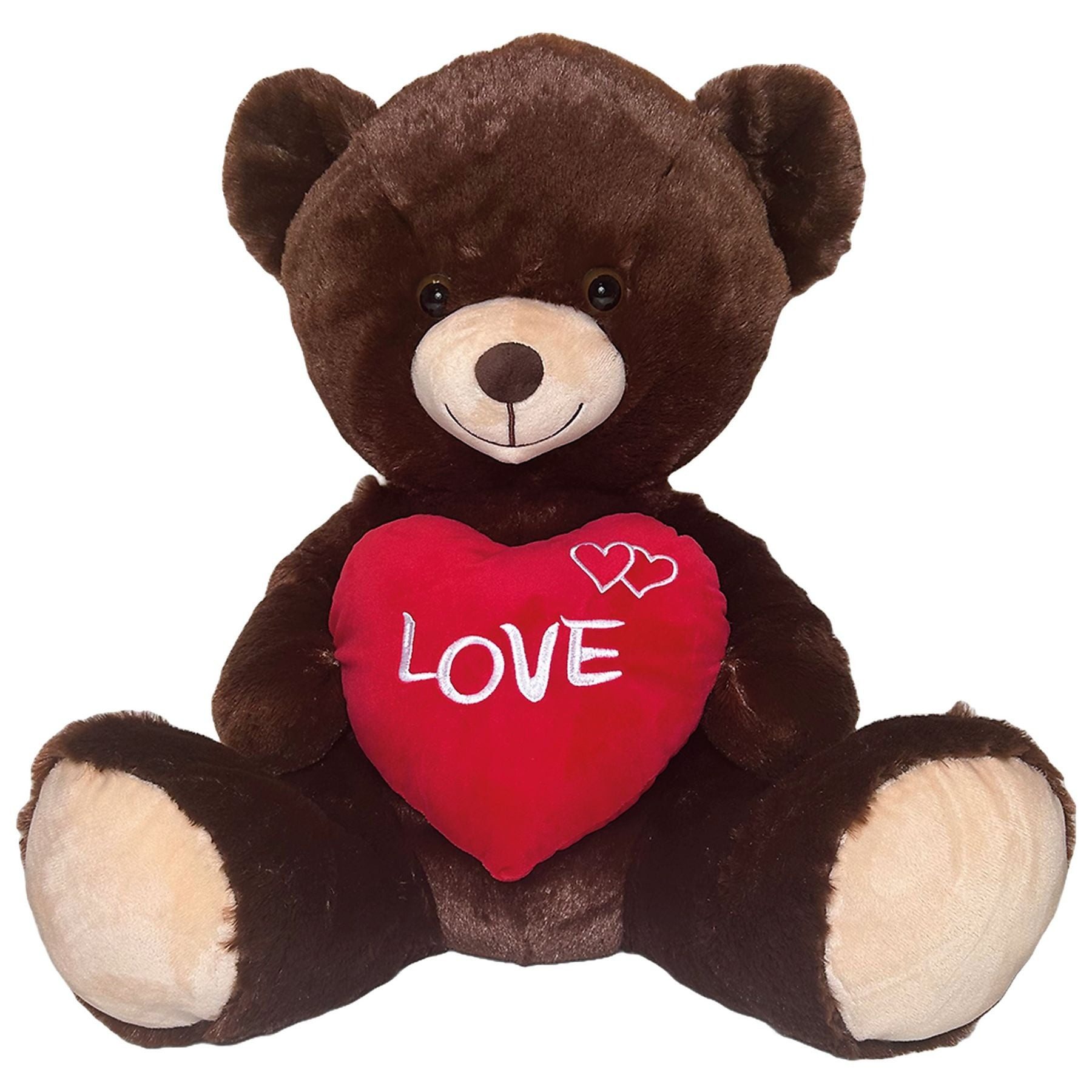 Kuscheltier Teddybär Kuscheltier mit Herz 50 cm Plüschtier Geschenk