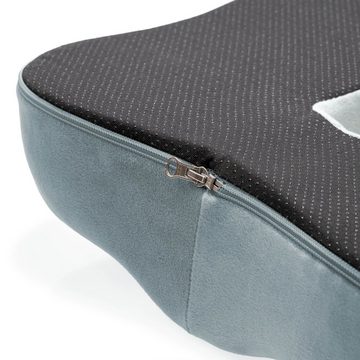 kamelshopping Sitzkissen Sitzkissen, ergonomisches mit Memory-Schaum, ideal bei Rückenschmerzen und Steißbeinbeschwerden, ca. 40 x 33 cm
