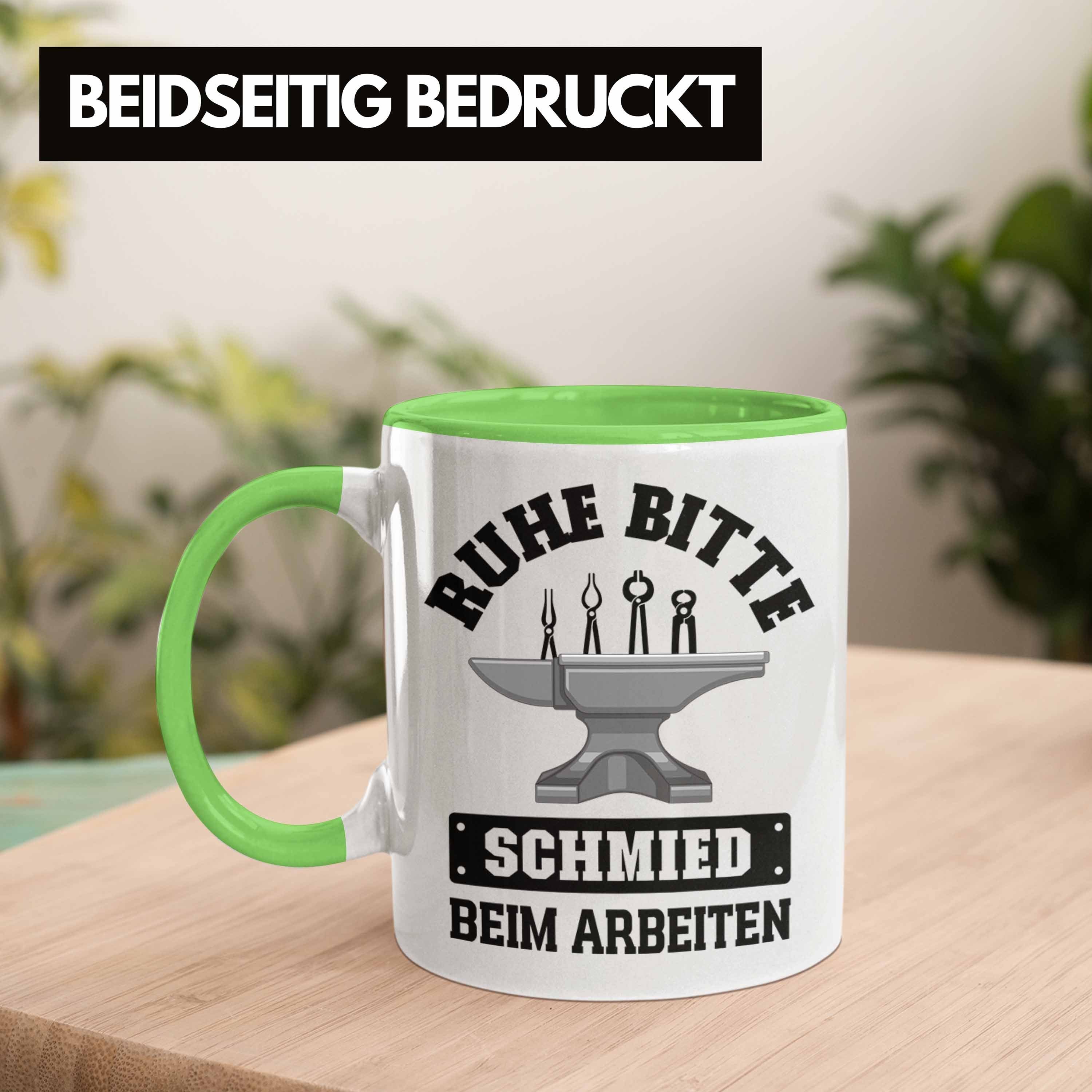 - Grün Spruch Hufschmied Trendation Tasse Tasse mit Geschenkidee Trendation Kaffeetasse Geschenke Schmied