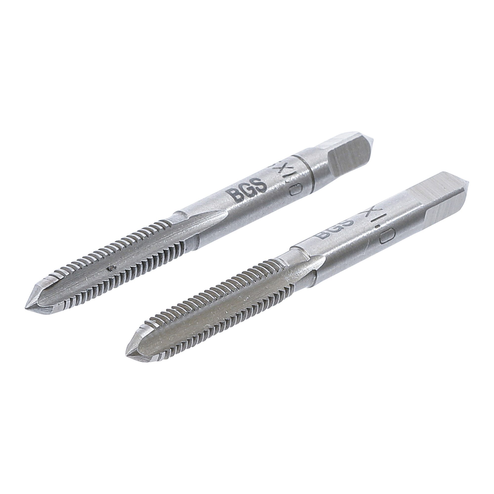 BGS technic Gewindeschneider BGS Gewindebohrer Vor- und Fertigschneider M6 x 1,0, 2-tlg. 2 Stk