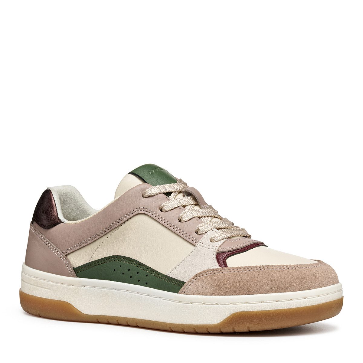 Geox GEOX D564QB 08522 C1SA7, Sneaker, Beige kombiniert, Damen Sneaker günstig online kaufen