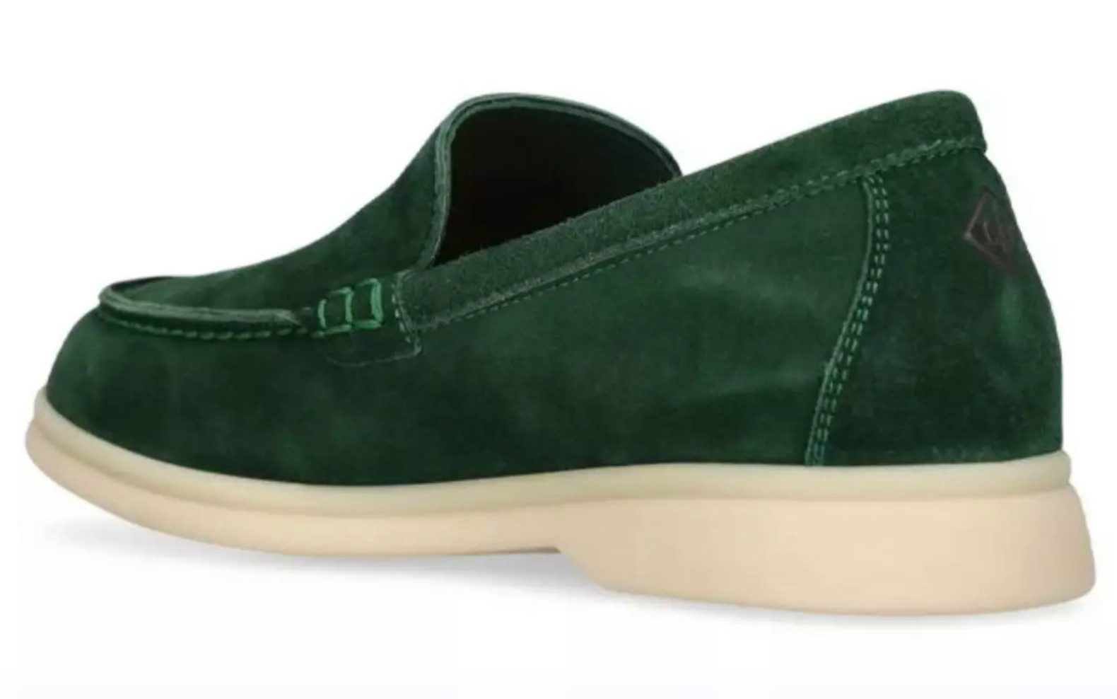 Loro Piana Summer Walk Kinder Schuhe Veloursleder Mokassin