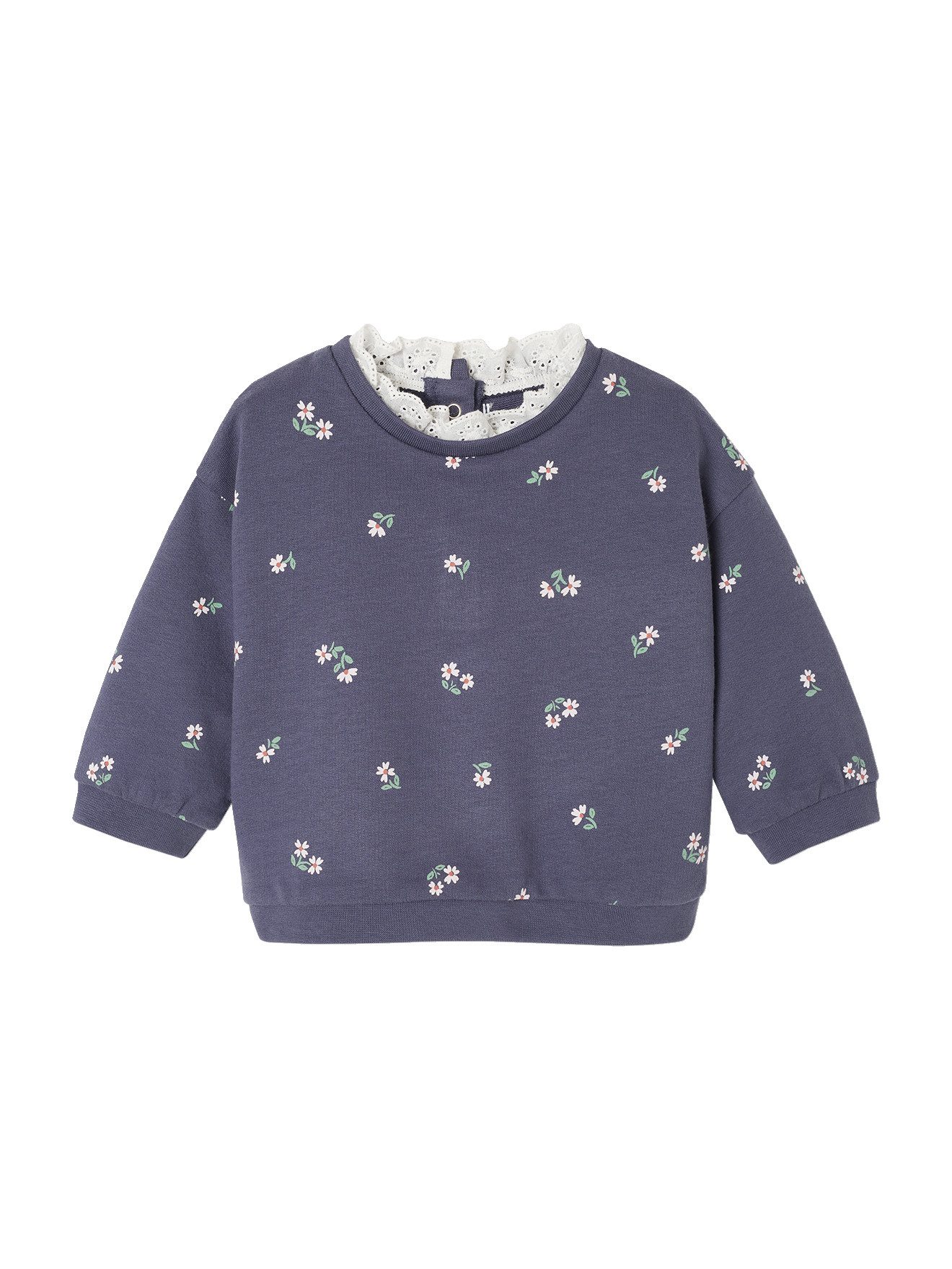 Sweatshirt Mädchen Baby Sweatshirt mit Kragen