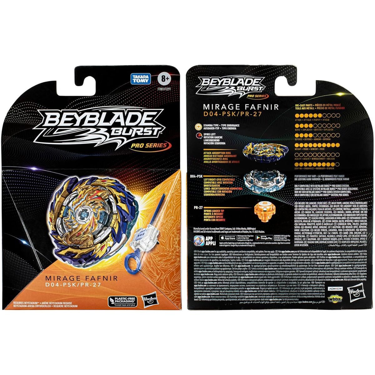 Hasbro Spielfigur Hasbro F7801 - Beyblade Burst - Pro Series - Mirage Fafnir D04-PSK PR-