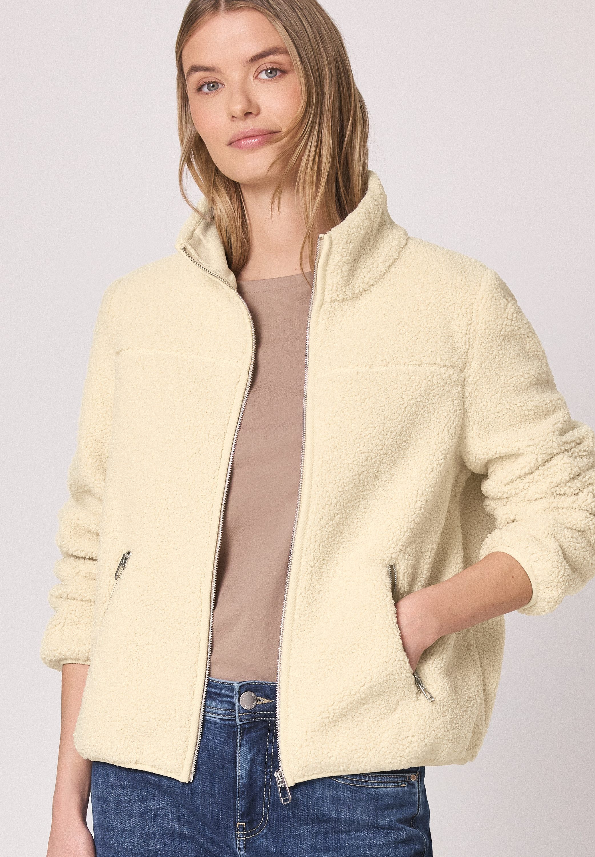 STREET ONE Fellimitatjacke aus Lammfell-Imitat günstig online kaufen