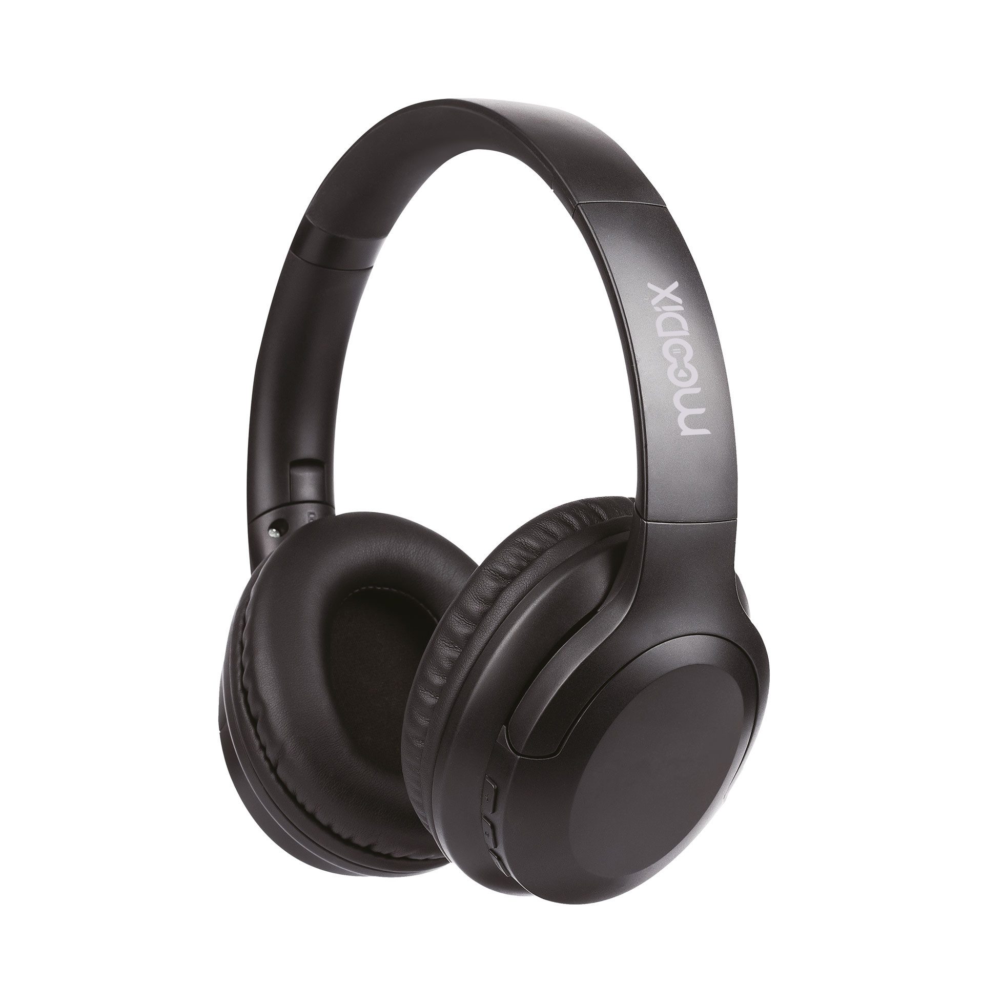 Moodix KO23NB1701 ANC Bluetooth On-Ear-Kopfhörer, Schwarz Kopfhörer