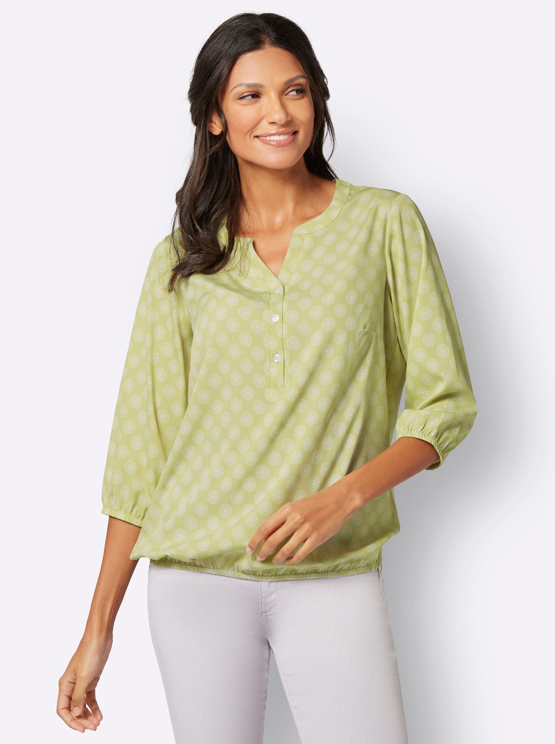 Klassische Bluse Schlupfbluse