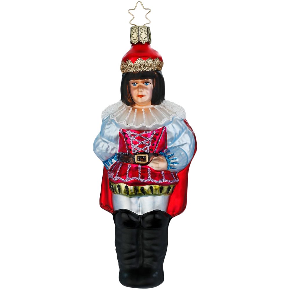 INGE-GLAS® Christbaumschmuck Märchenprinz, Märchen 15,5cm Inge-Glas Manufaktur (1-tlg), mundgeblasen, handbemalt