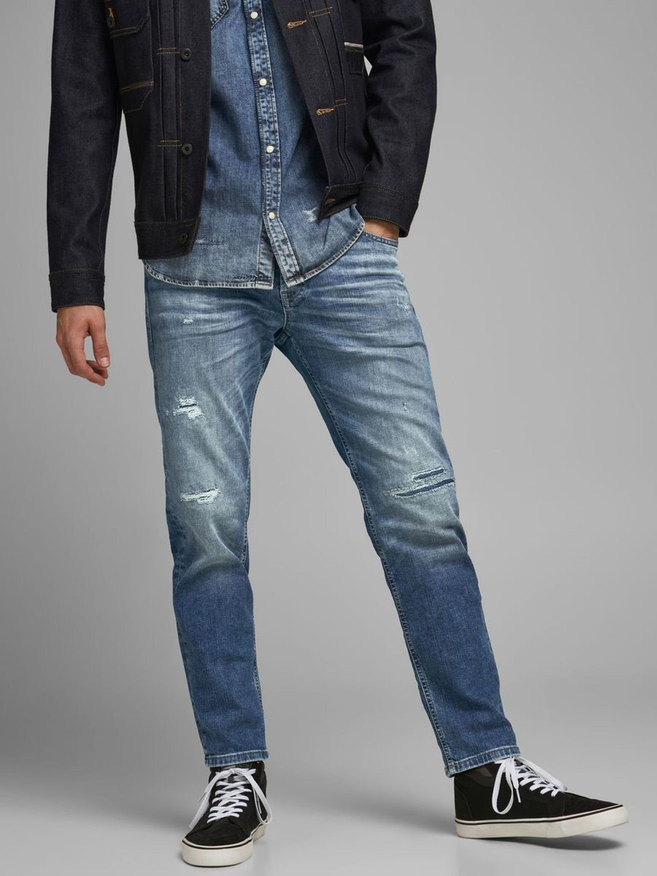 Jack & Jones Regular-fit-Jeans Comfort Fit Jeans MIKE ORIGINAL JOS Mid Wais günstig online kaufen