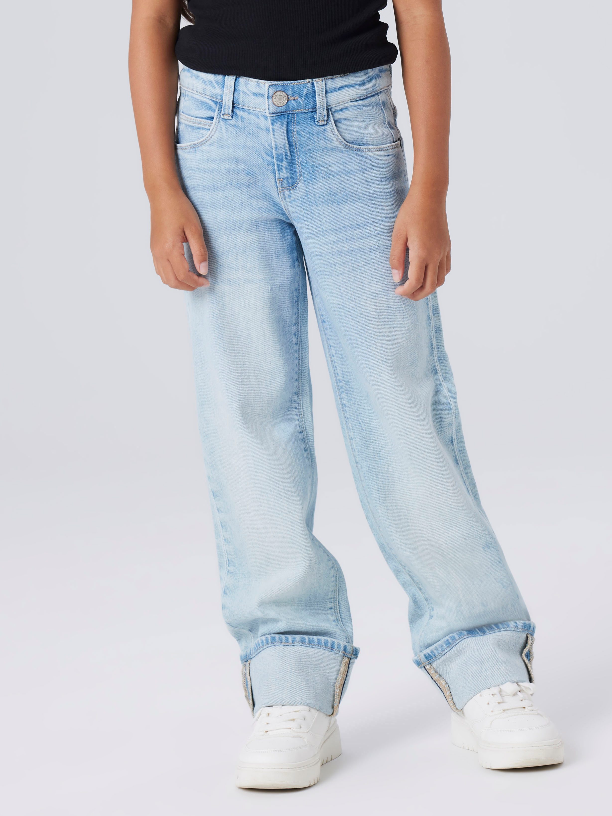 Straight-Jeans NKFROSE STRAIGHT FOLD JEANS 4224-AZ NOOS