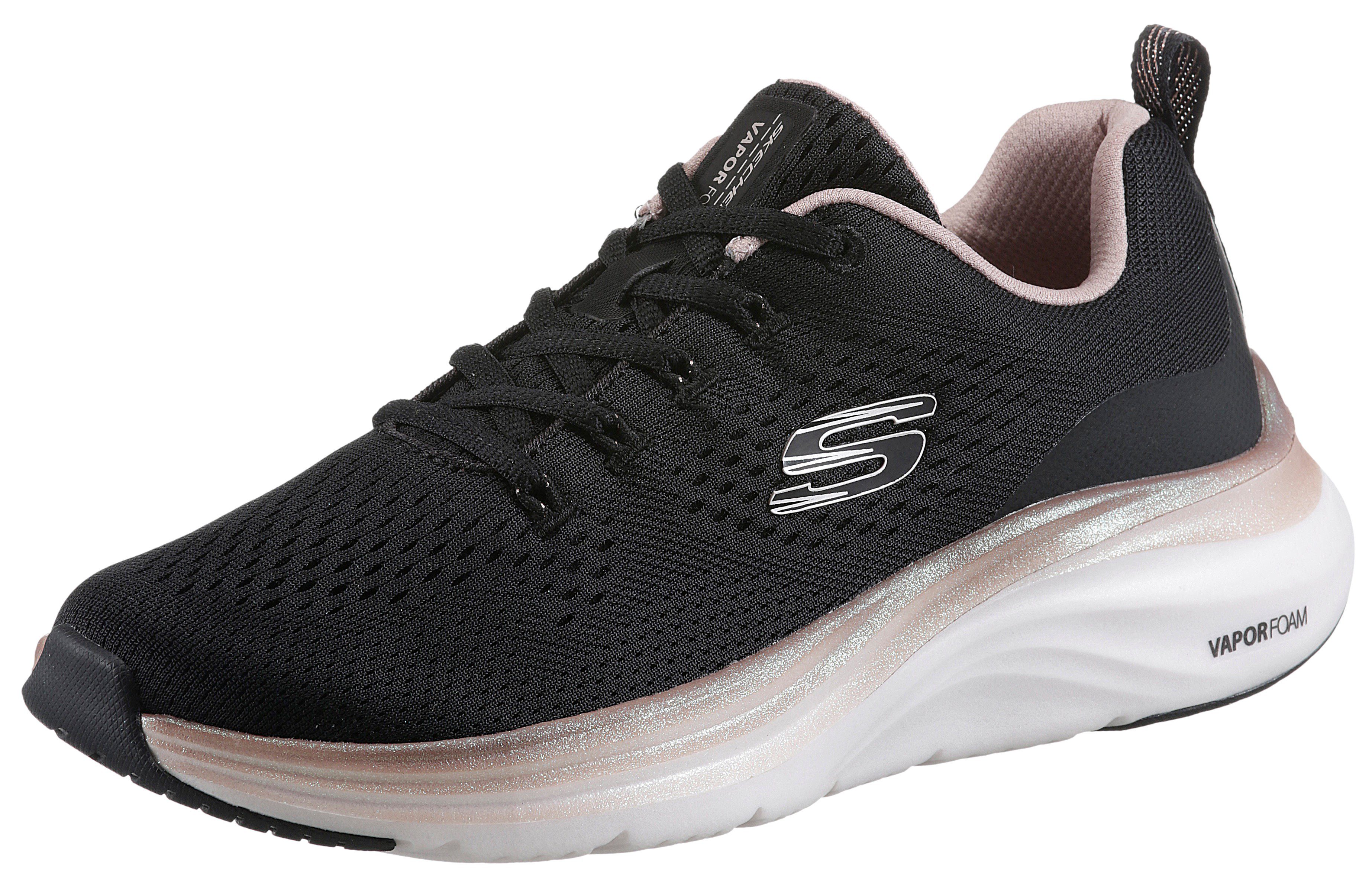 Skechers VAPOR FOAM-MIDNIGHT GLIMMER Sneaker in veganer Verarbeitung, Freizeitschuh, Halbschuh, Schnürschuh