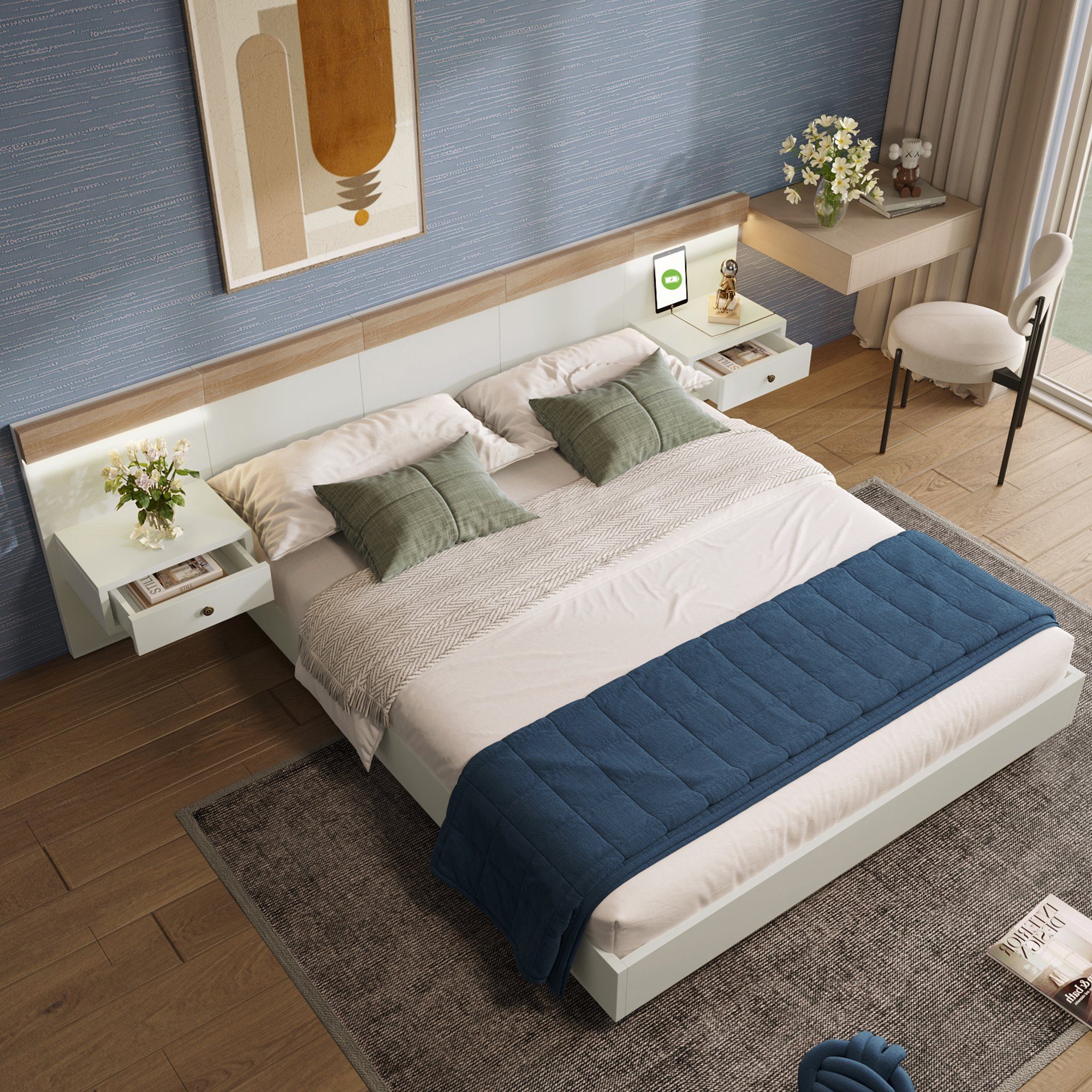 HAUSS SPOLE Massivholzbett Doppelbett Holzbett Bettrahmen günstig online kaufen