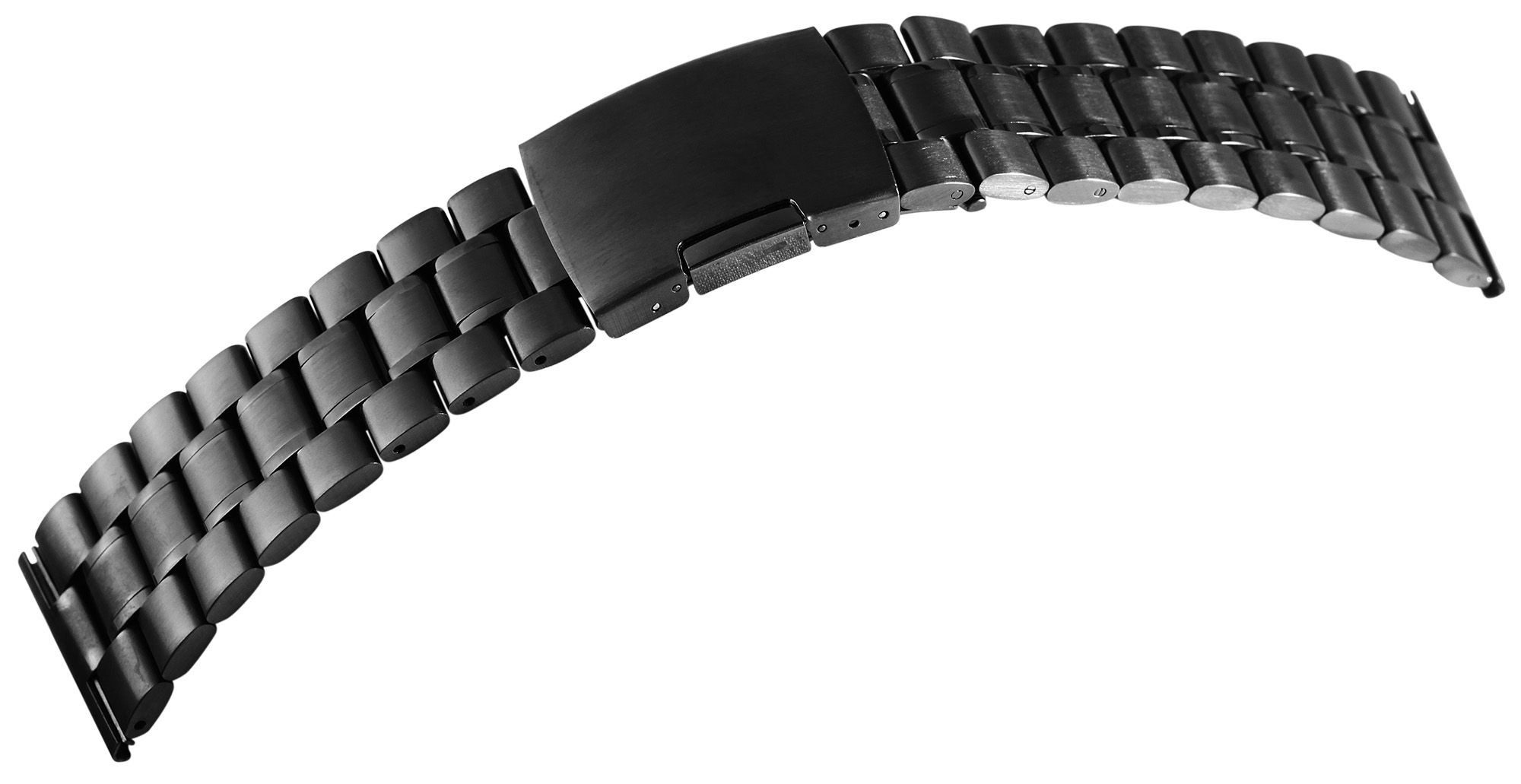 Engelhardt Uhrenarmband MB0019 Edelstahl-Uhrenarmband, schwarz, 18 mm - 26 günstig online kaufen