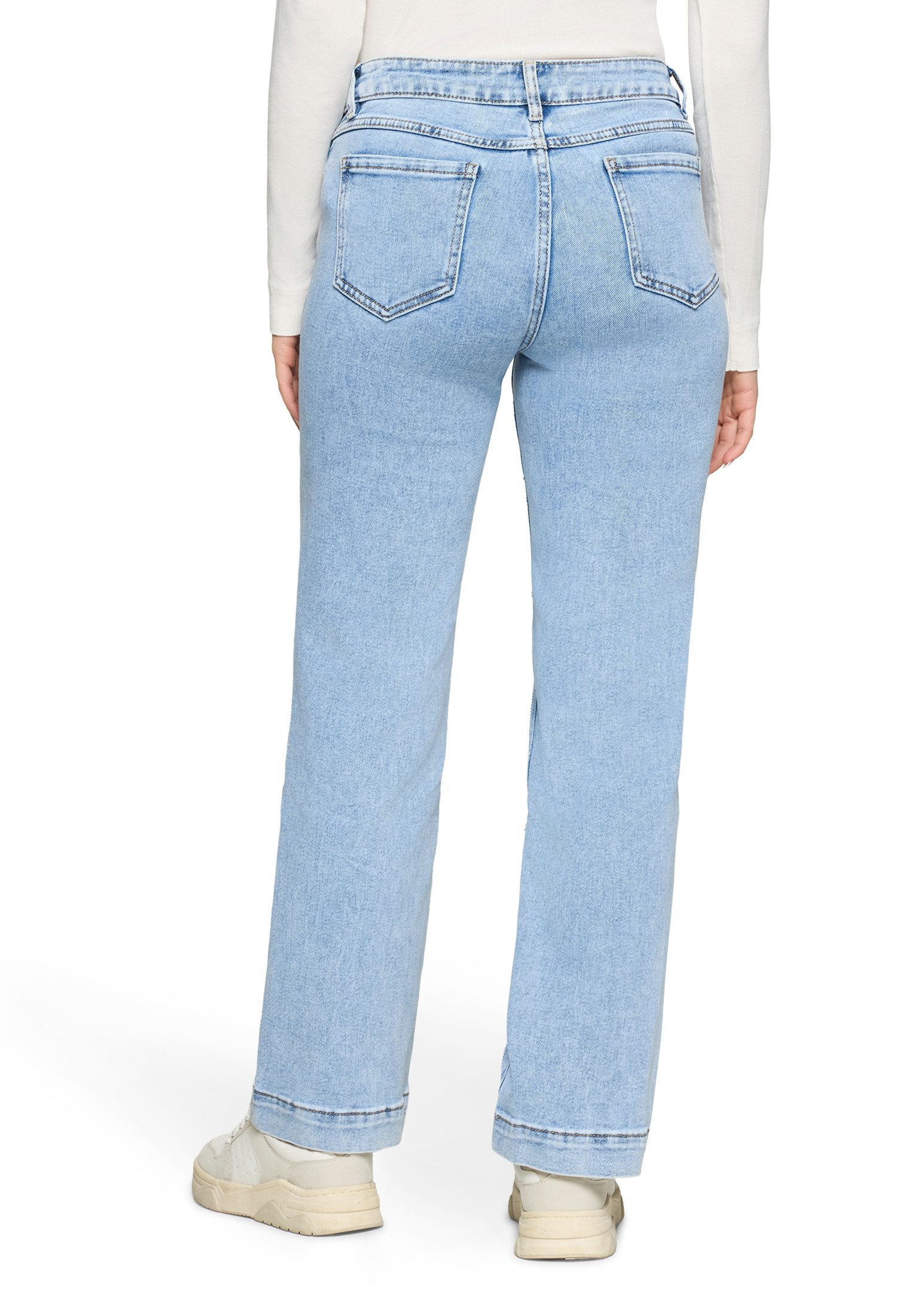 Cartoon Stretch-Jeans Damen mit Strass
