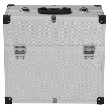 vidaXL Werkzeugbox Werkzeugkoffer 38x22,5x34 cm Silbern Aluminum