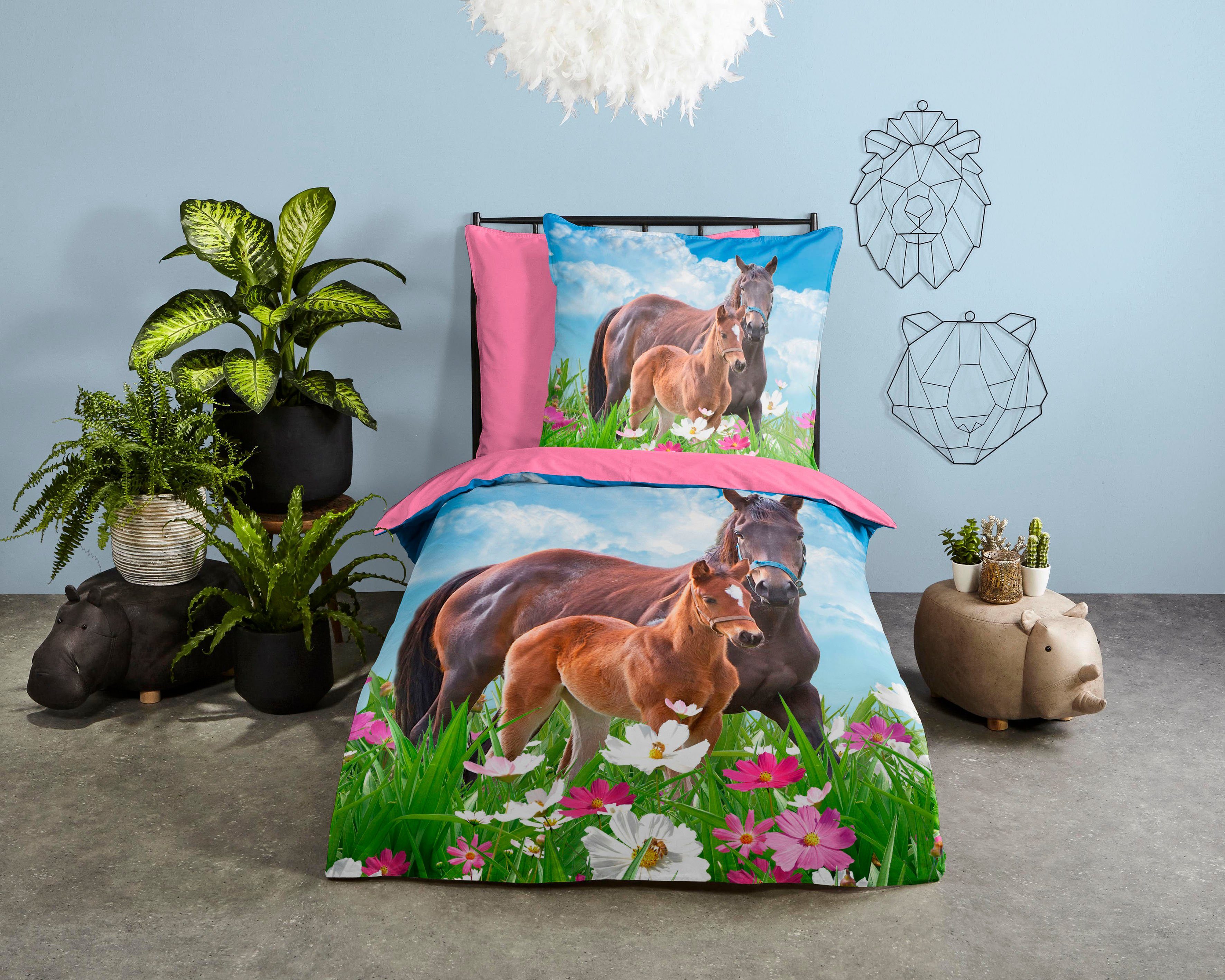 good morning Kinderbettwäsche Dora, Renforcé, 2 günstig online kaufen