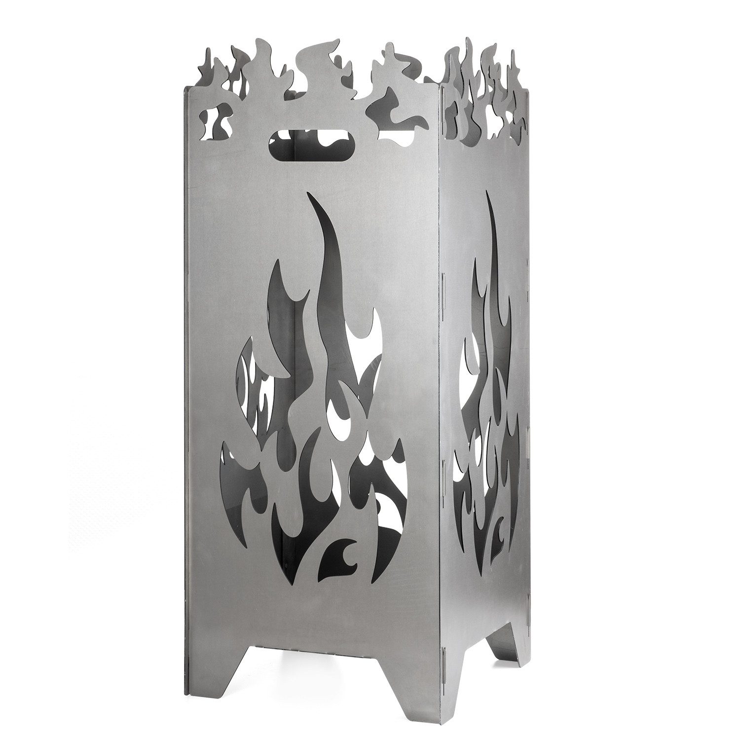 Moritz Feuerkorb Feuerkorb Flammen, (Packung), mitFlamme, Steckbar für Garten Camping Outdoor Feuerstelle Feuertonne