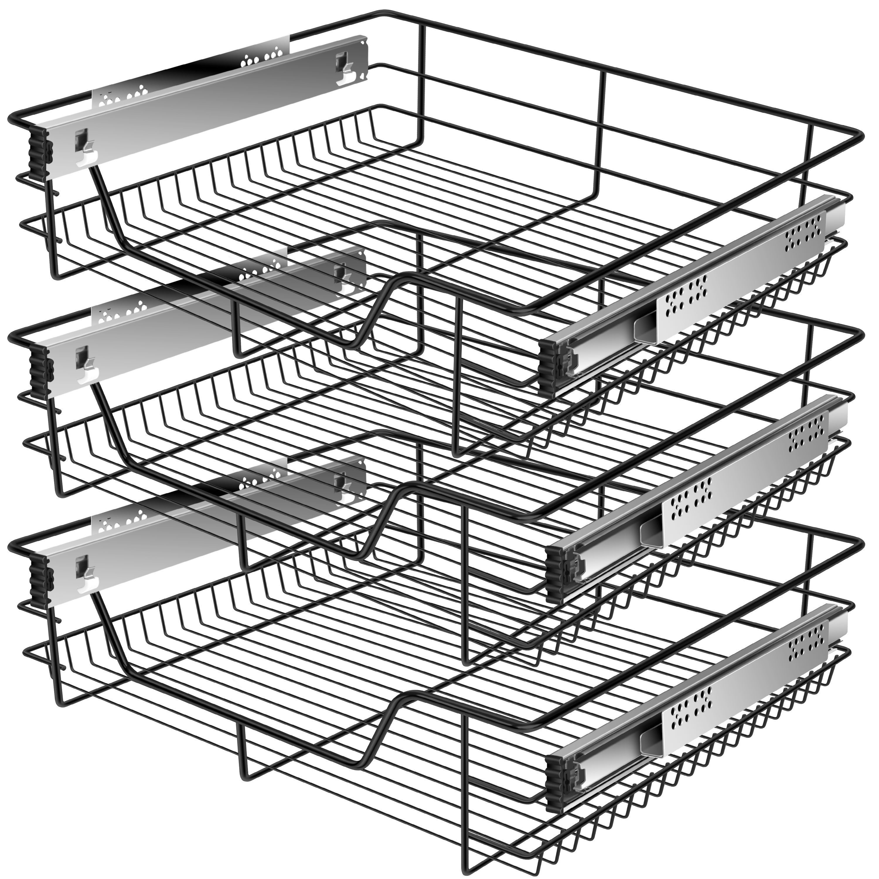 KESSER Schublade, Teleskopschublade Küchenschublade Küchenschrank