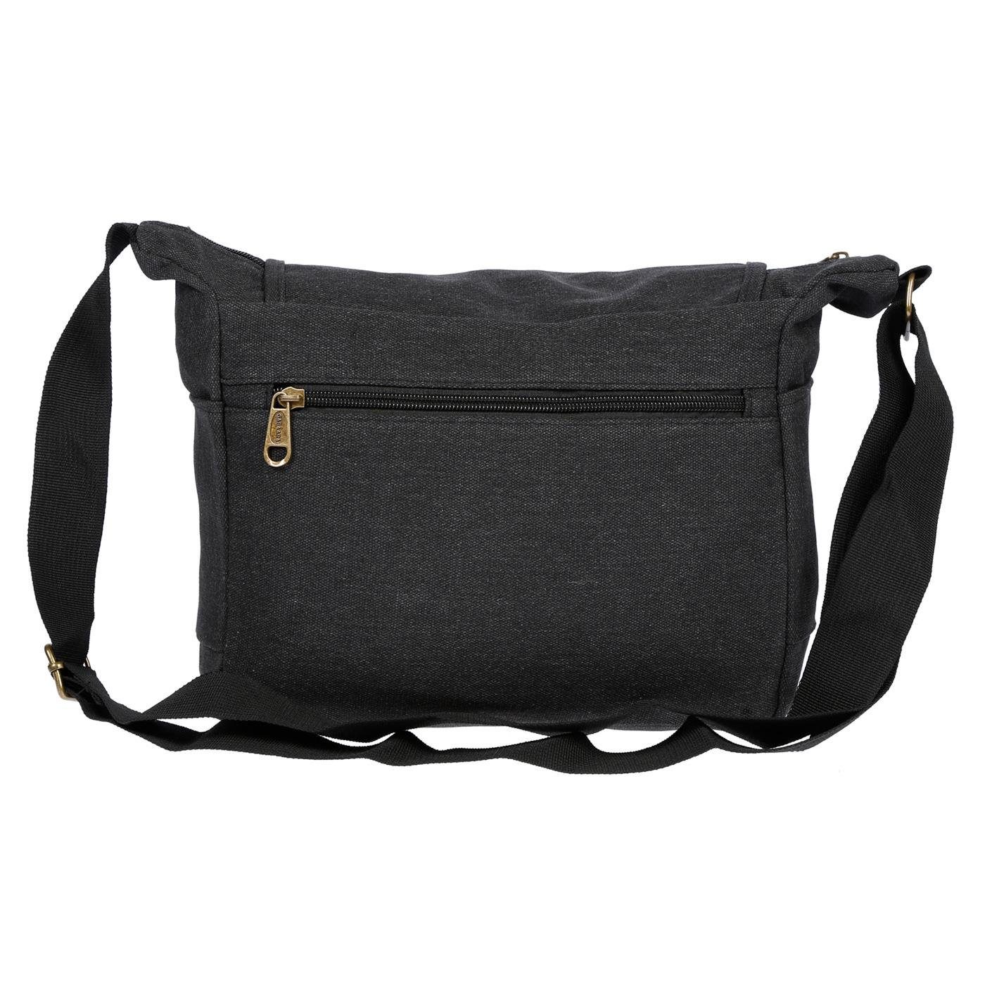 Christian Wippermann Umhängetasche Damen Tasche Schultertasche Umhängetasche aus Canvas (1 tlg), inversch. Farben – Bild 4 von 5