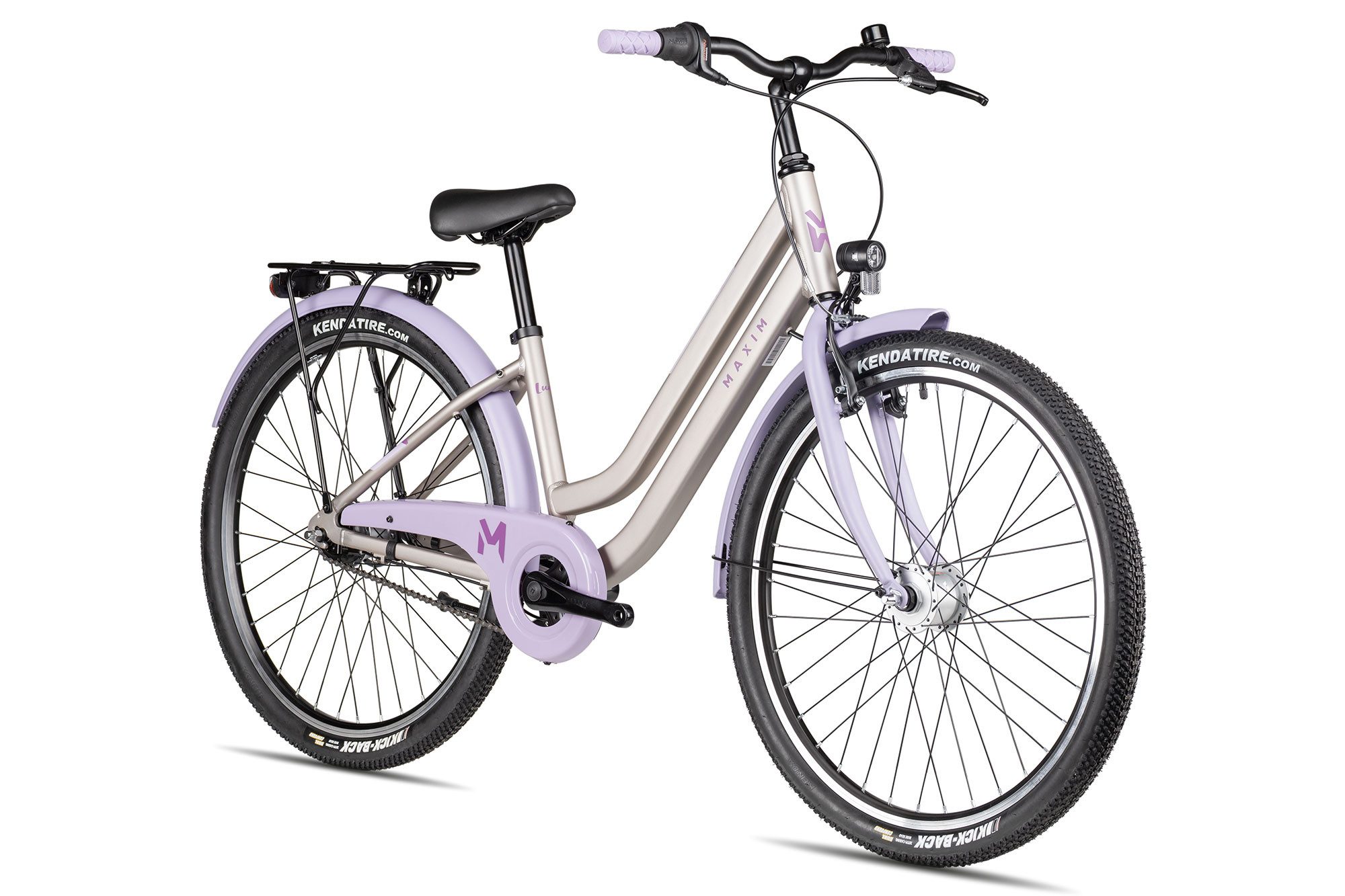 Maxim Kinderfahrrad Luna 26-7, 7 Gang Shimano Nexus SG-C3000-7C 7sp. Schaltwerk, Nabenschaltung Rücktritt, Nabenschaltung Rücktritt weiß