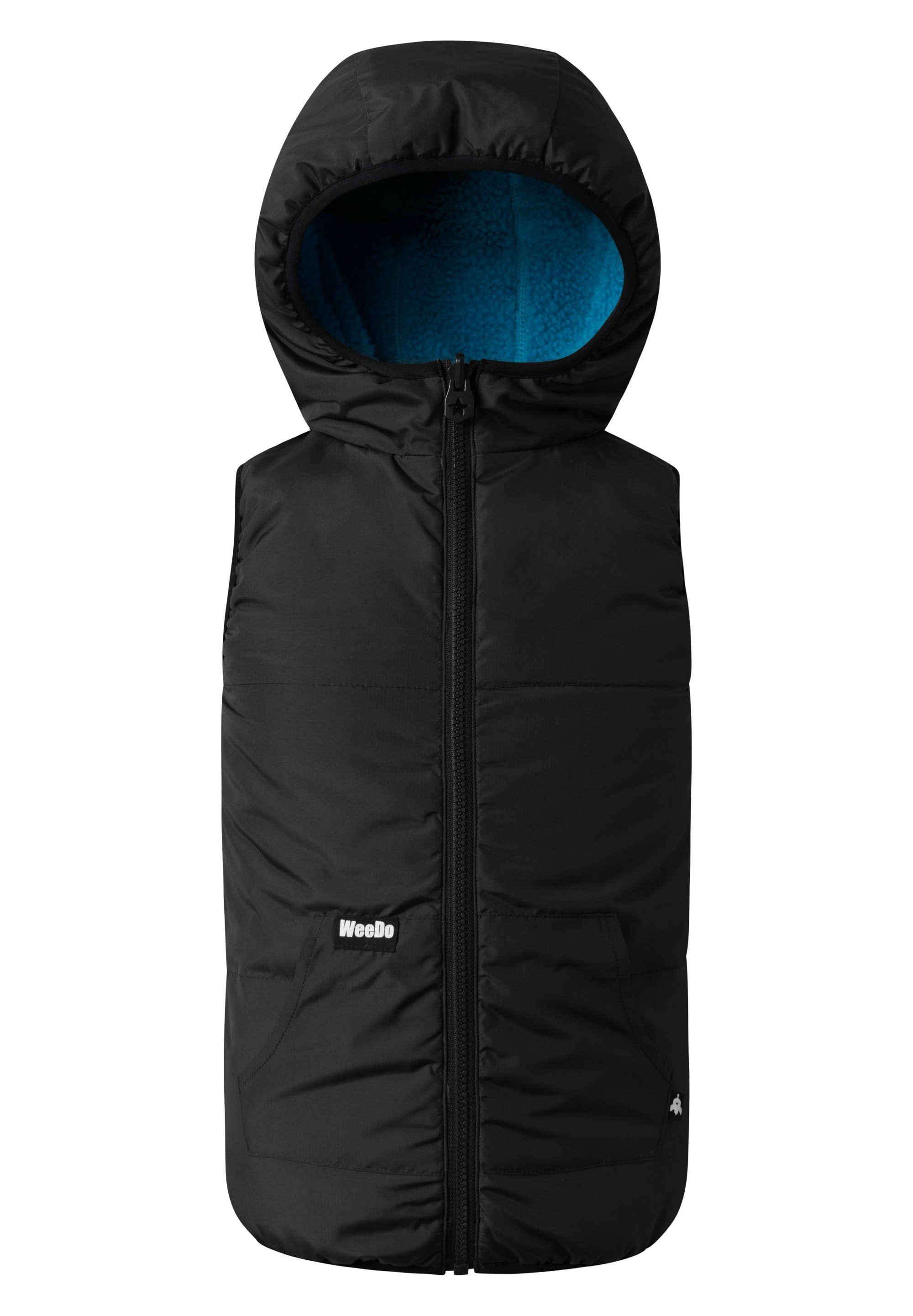 WeeDo Funktionsweste Monster Wendeweste, Kapuze mit Hörnern