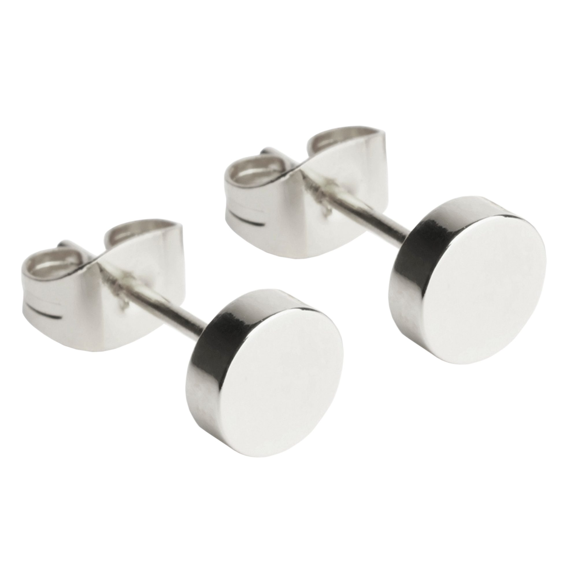 Paar Ohrstecker Plättchen Ohrtecker für 1, 2, 3 Ohrloch • Mini Stecker • Basic Schmuck