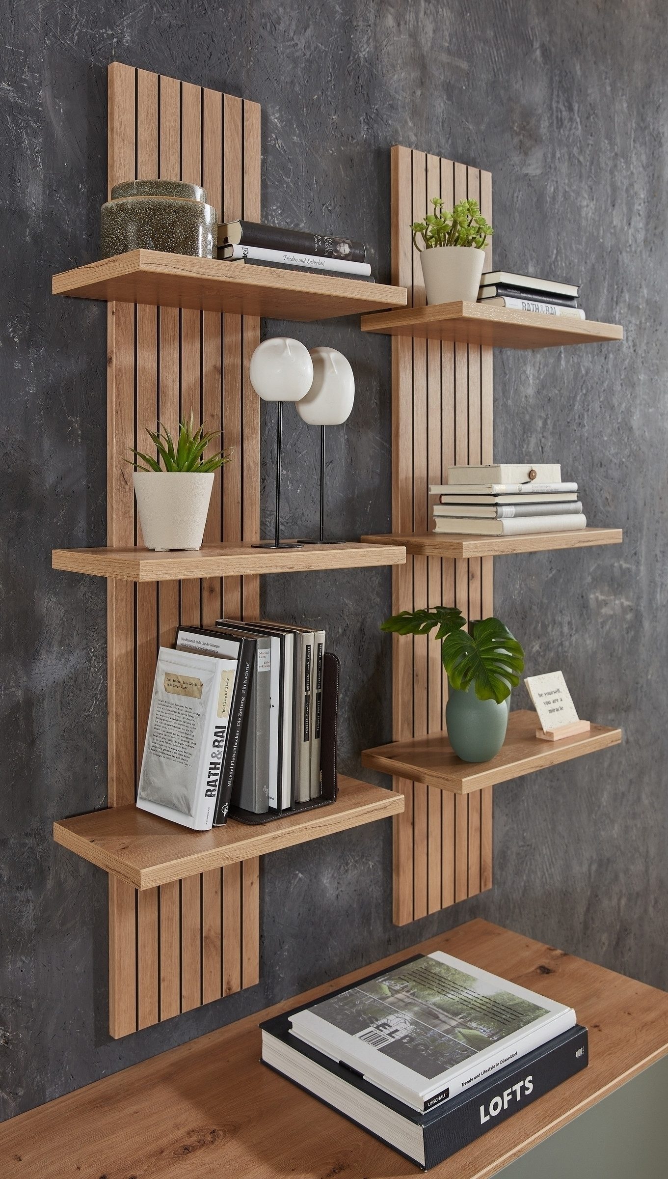 freiraum Wandboard Core, in Artisan Eiche Dekor, MDF, Spannplatte - 38x120x günstig online kaufen