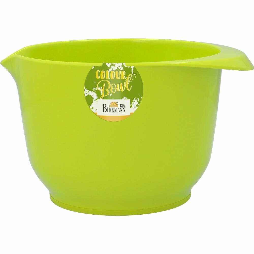Birkmann Rührschüssel Colour Bowl Limette 1.5 Liter, Kunststoff