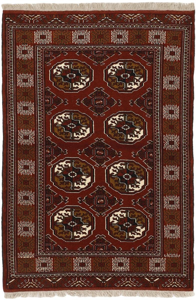 Orientteppich Turkaman 106x155 Handgeknüpfter Orientteppich / Perserteppich, Nain Trading, rechteckig, Höhe: 6 mm