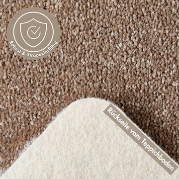 Teppichboden Frisee-Velours Rennes, Andiamo, rechteckig, Höhe: 14 mm, Uni Farben, Breite 400 cm oder 500 cm, strapazierfähig, pflegeleicht
