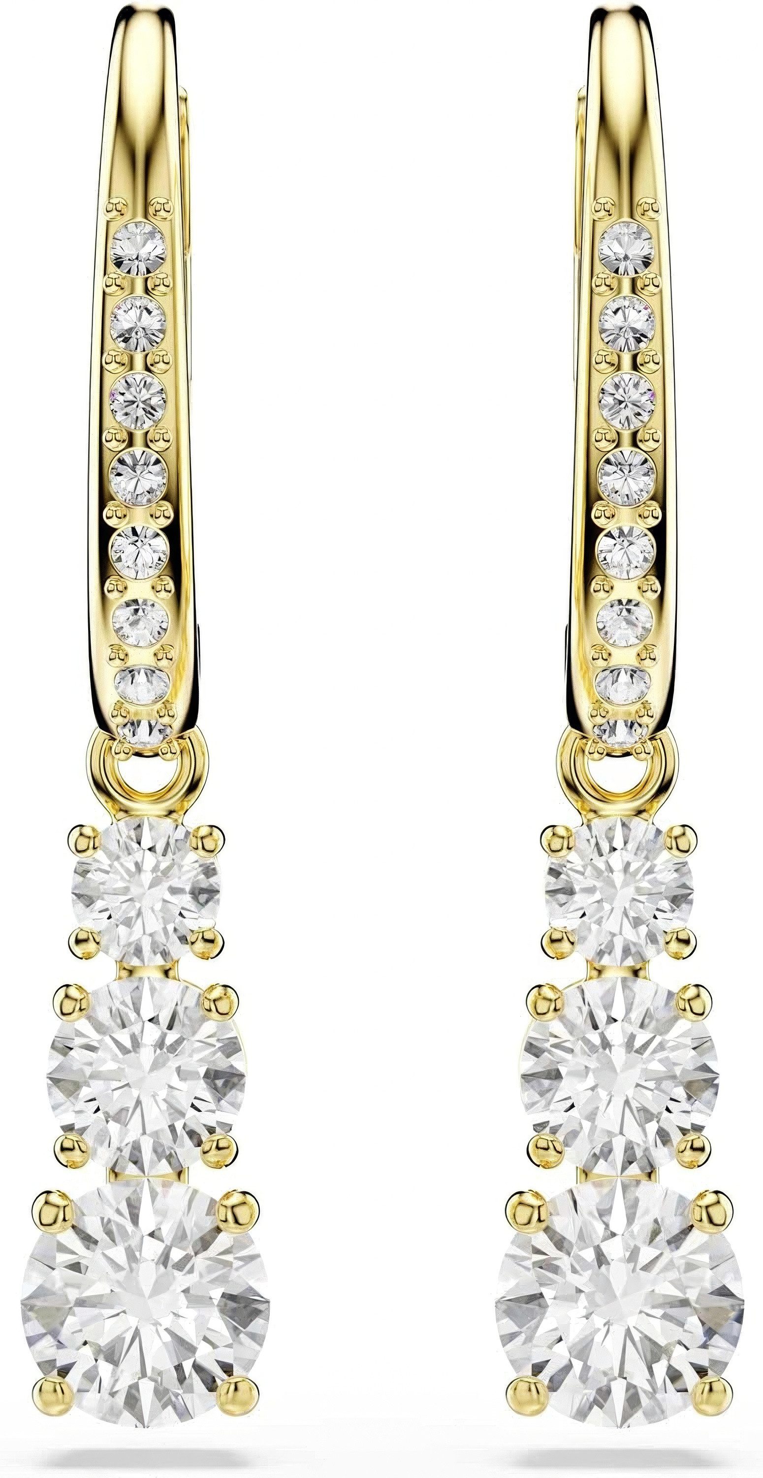 Jumpeak Paar Ohrhänger Gold-Ohrringe, Diamantohrringe für Damen, Edelstein- günstig online kaufen