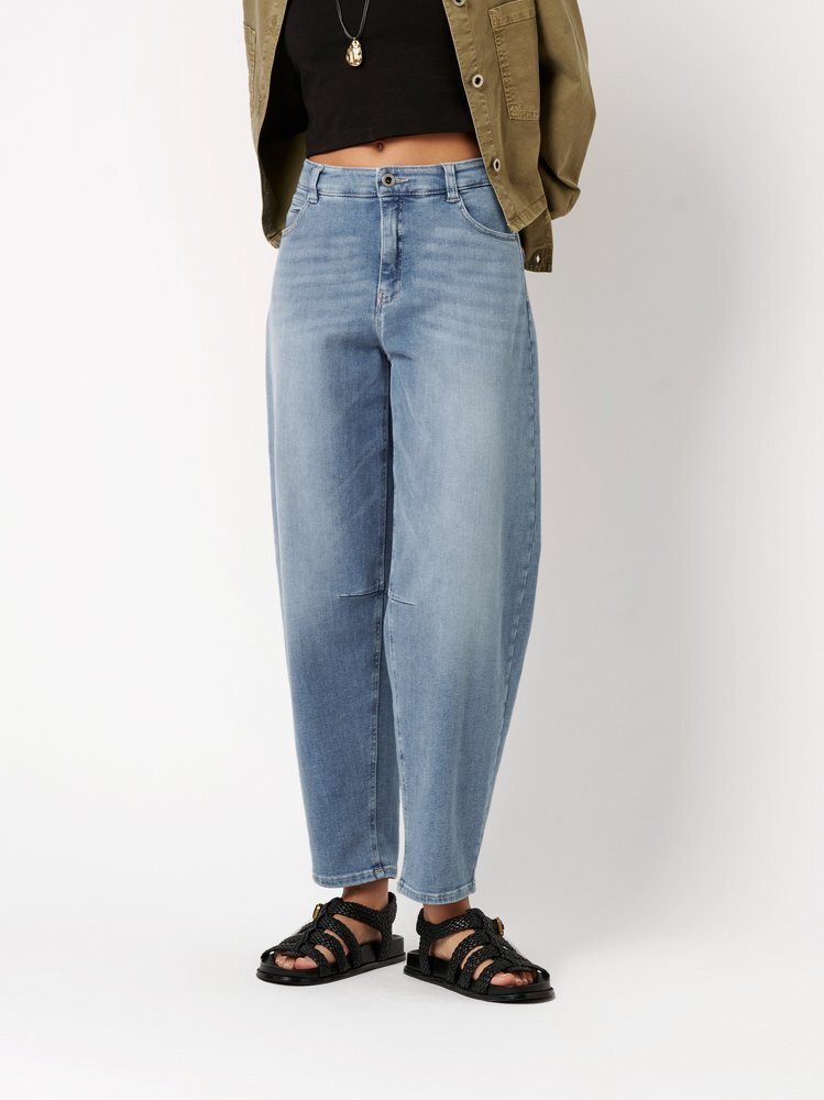 ROSNER Tapered-fit-Jeans Mara Barrel (1-tlg) in Barrel-Fit