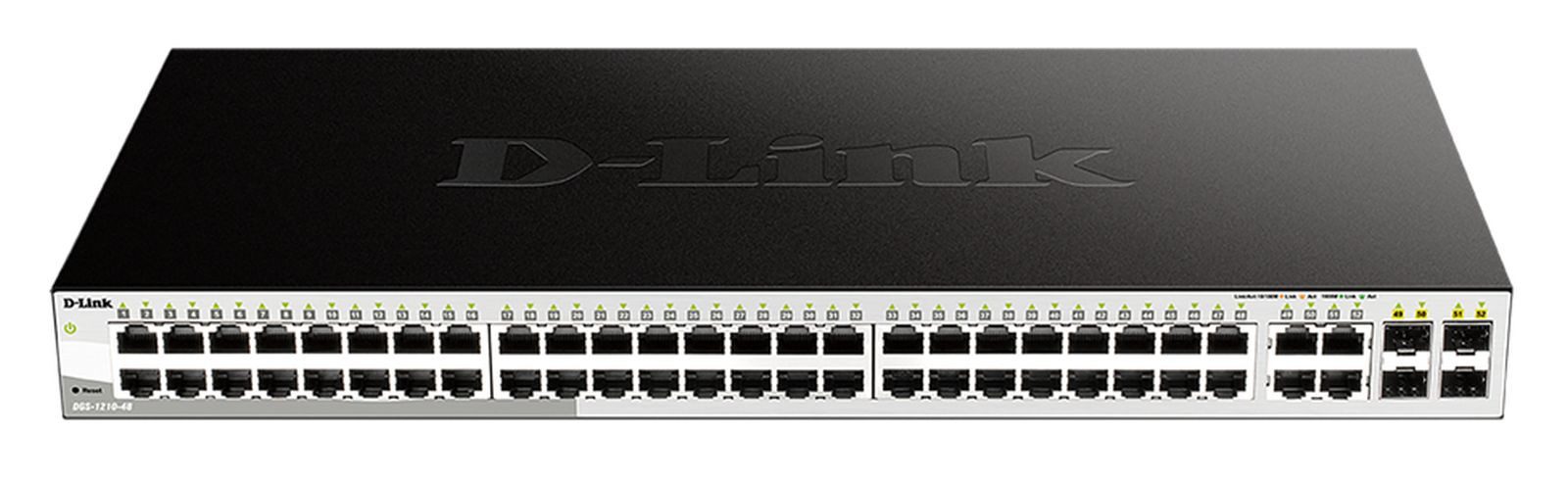 D-Link Web Smart DGS-1210-48 - Switch - verwaltet - 48 x 10/100/1000 + 4 x... Netzwerk-Switch